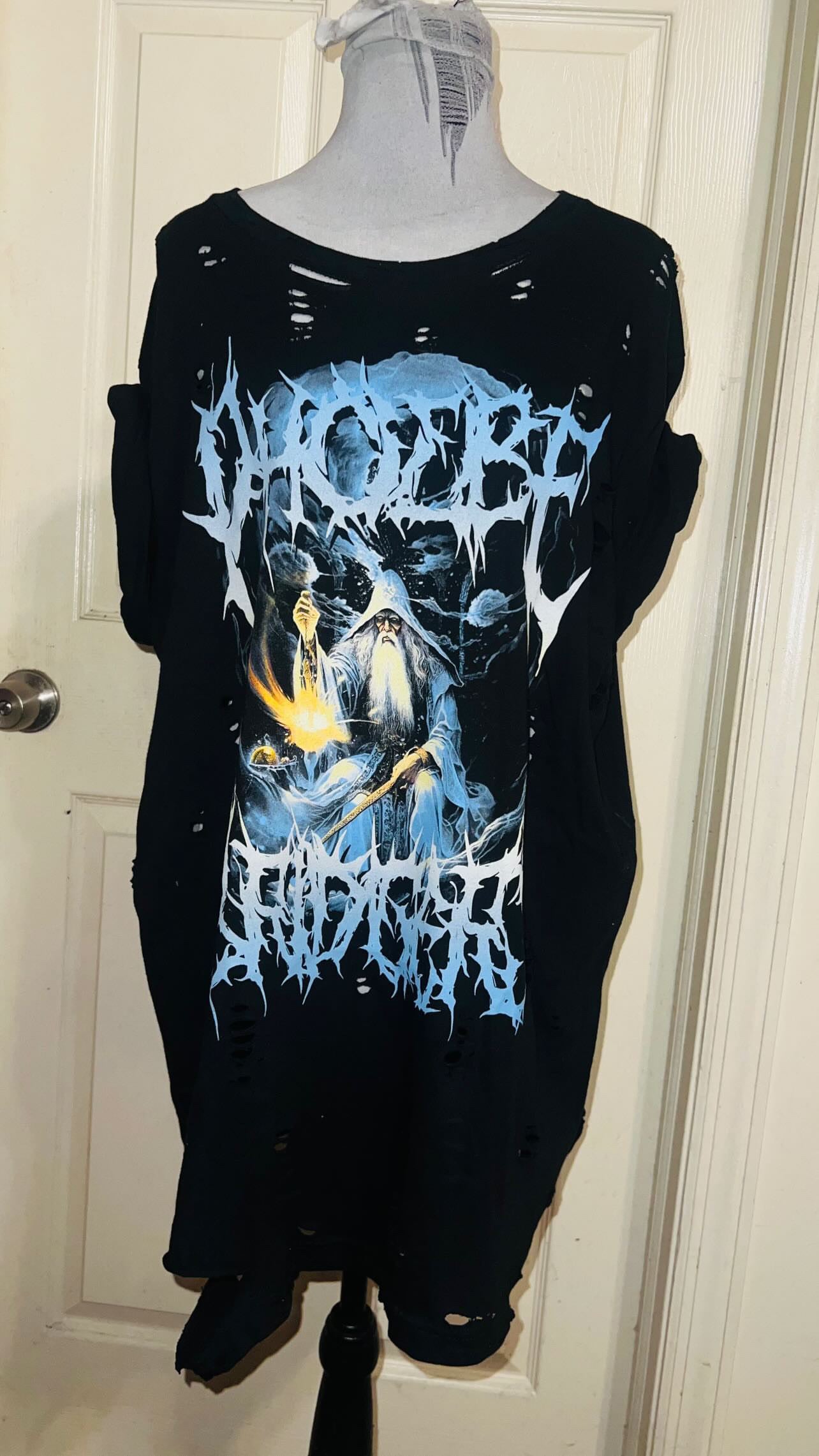 Phoebe Bridgers Oversized Distressed Tee