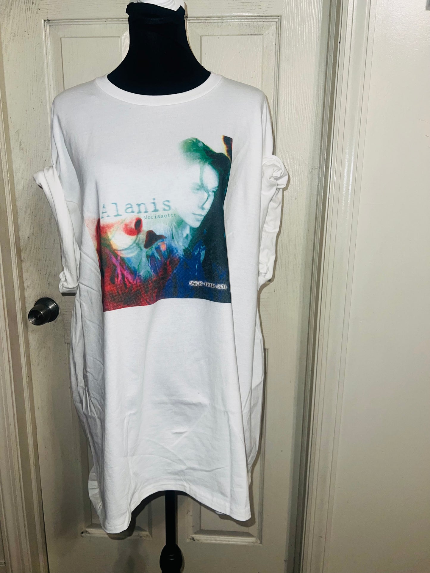 Alanis Morissette Oversized Distressed Tee