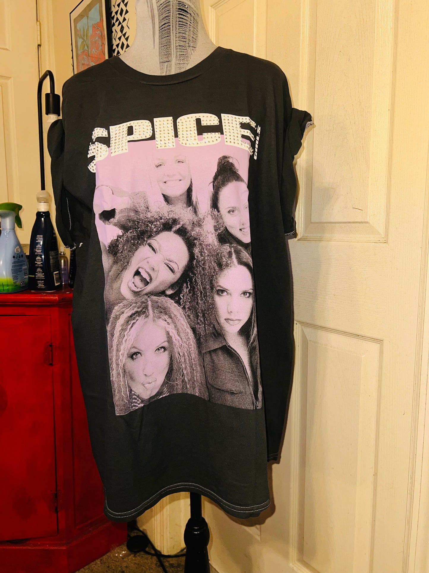 The Spice Girls Oversized Distressed Tee