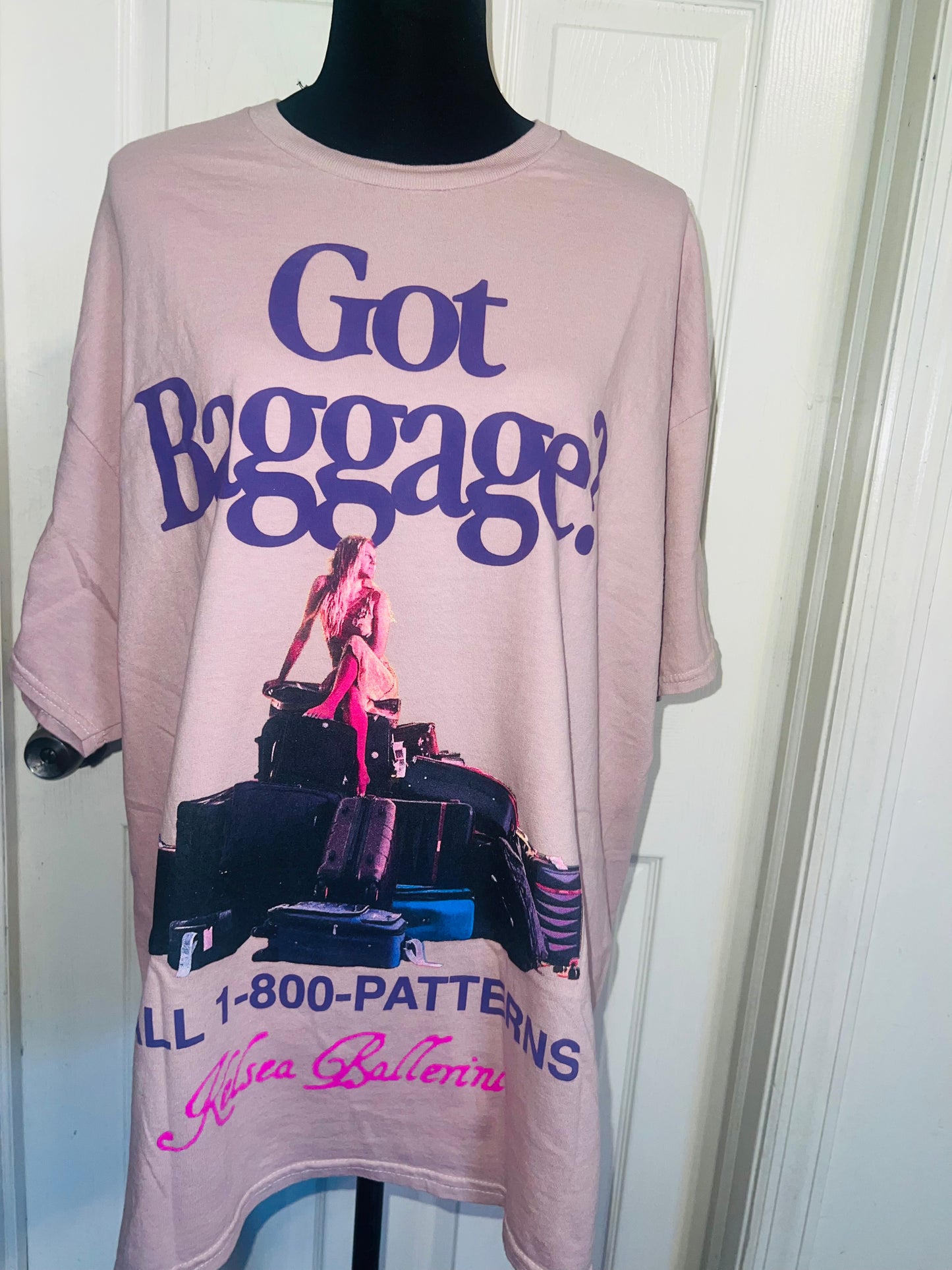 Kelsea Ballerini Oversized Distressed Tee
