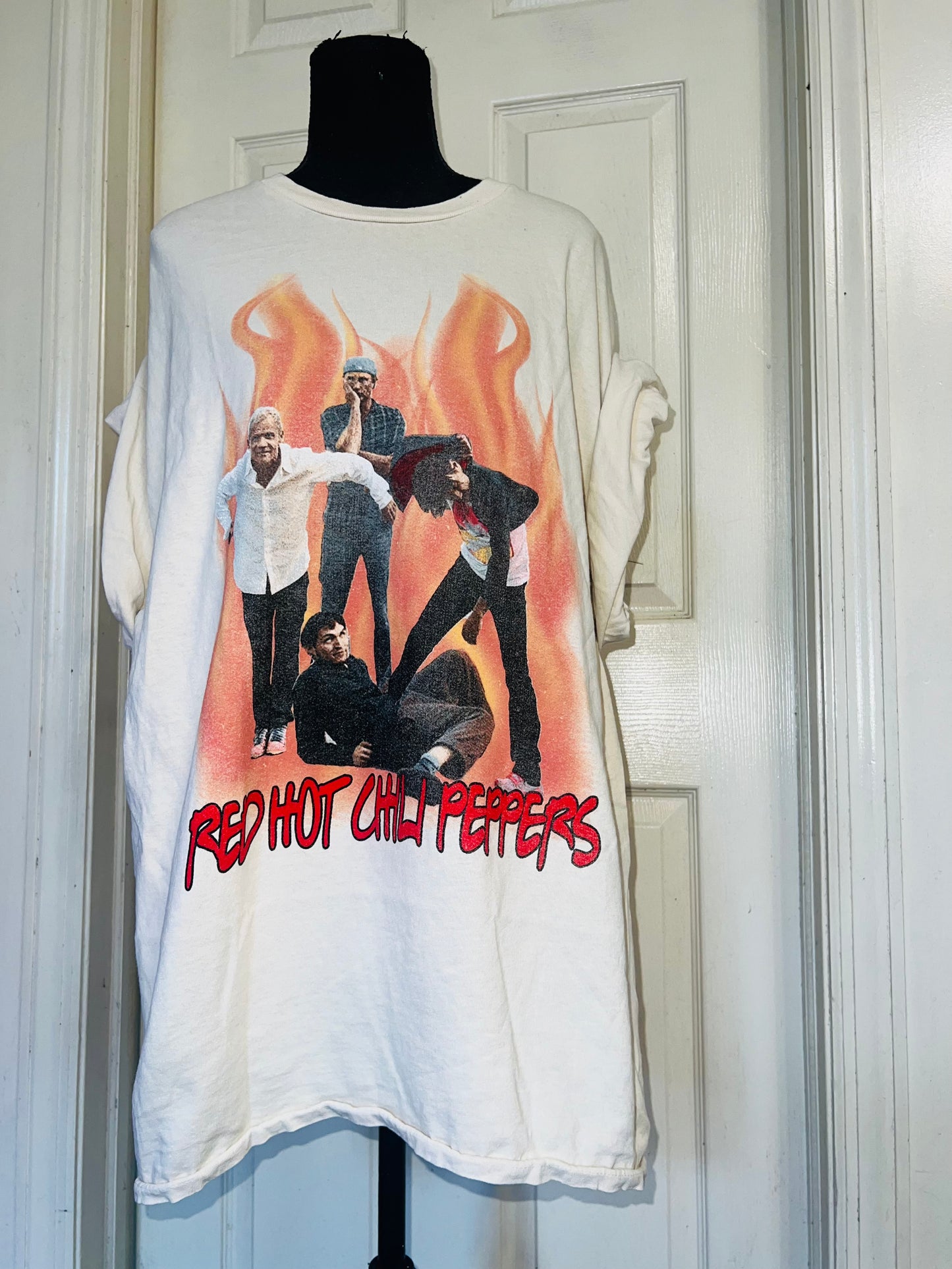 Red Hot Chili Peppers Oversized Distressed Tee