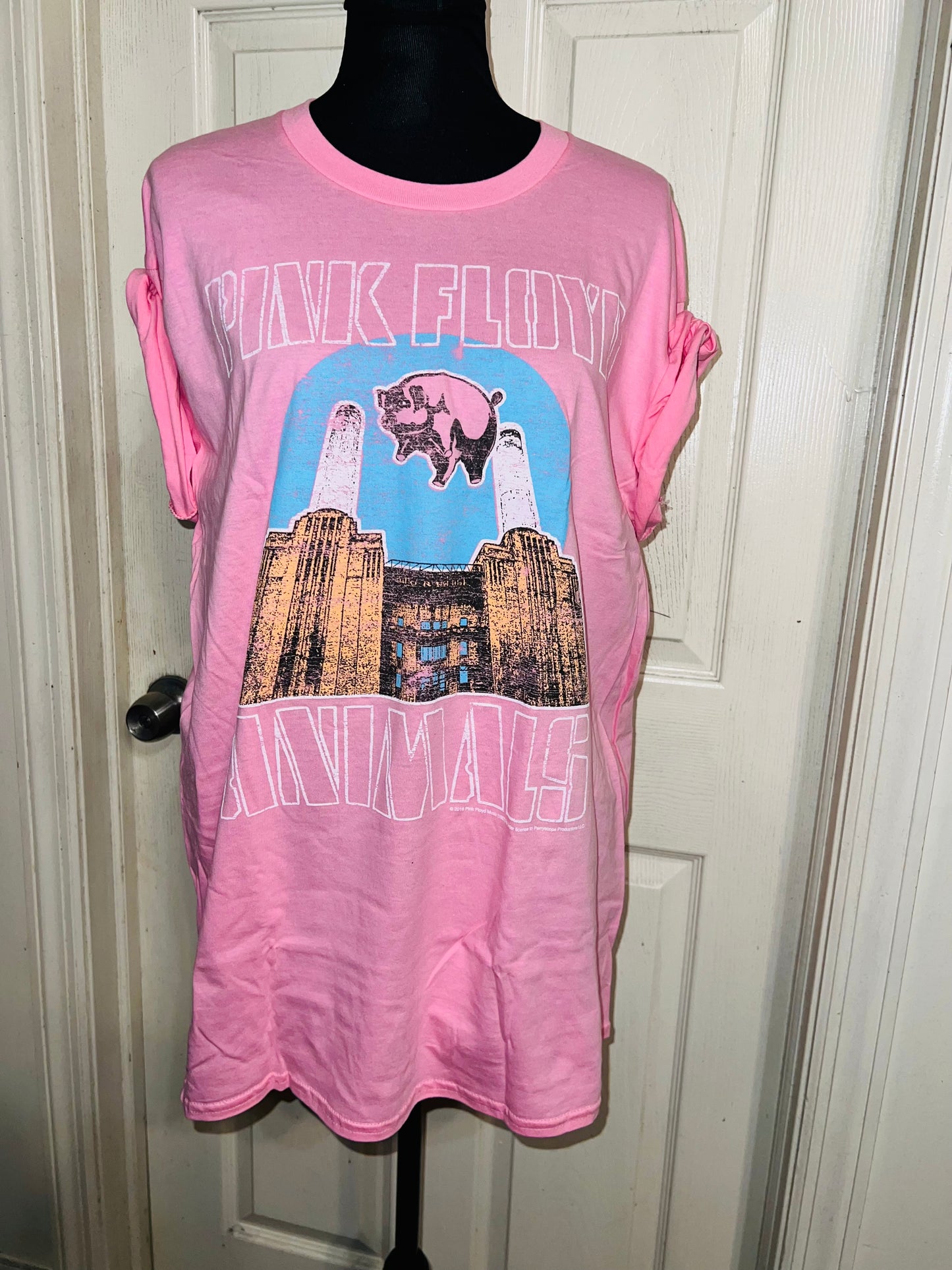 Pink Floyd Oversized Distressed Tee