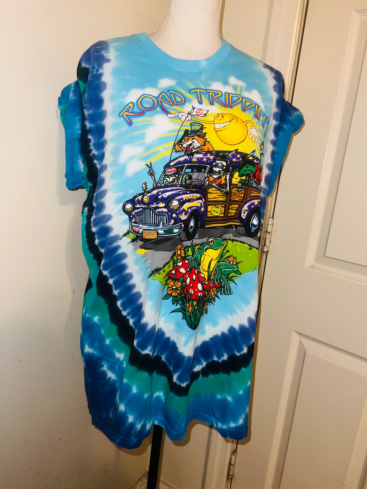 Grateful Dead Road Trippin’ Double Sided Distressed Tee