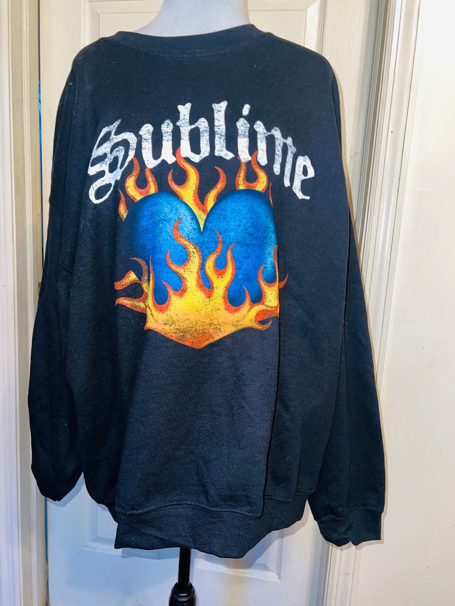 Sublime Oversized Distressed Sweatshirt