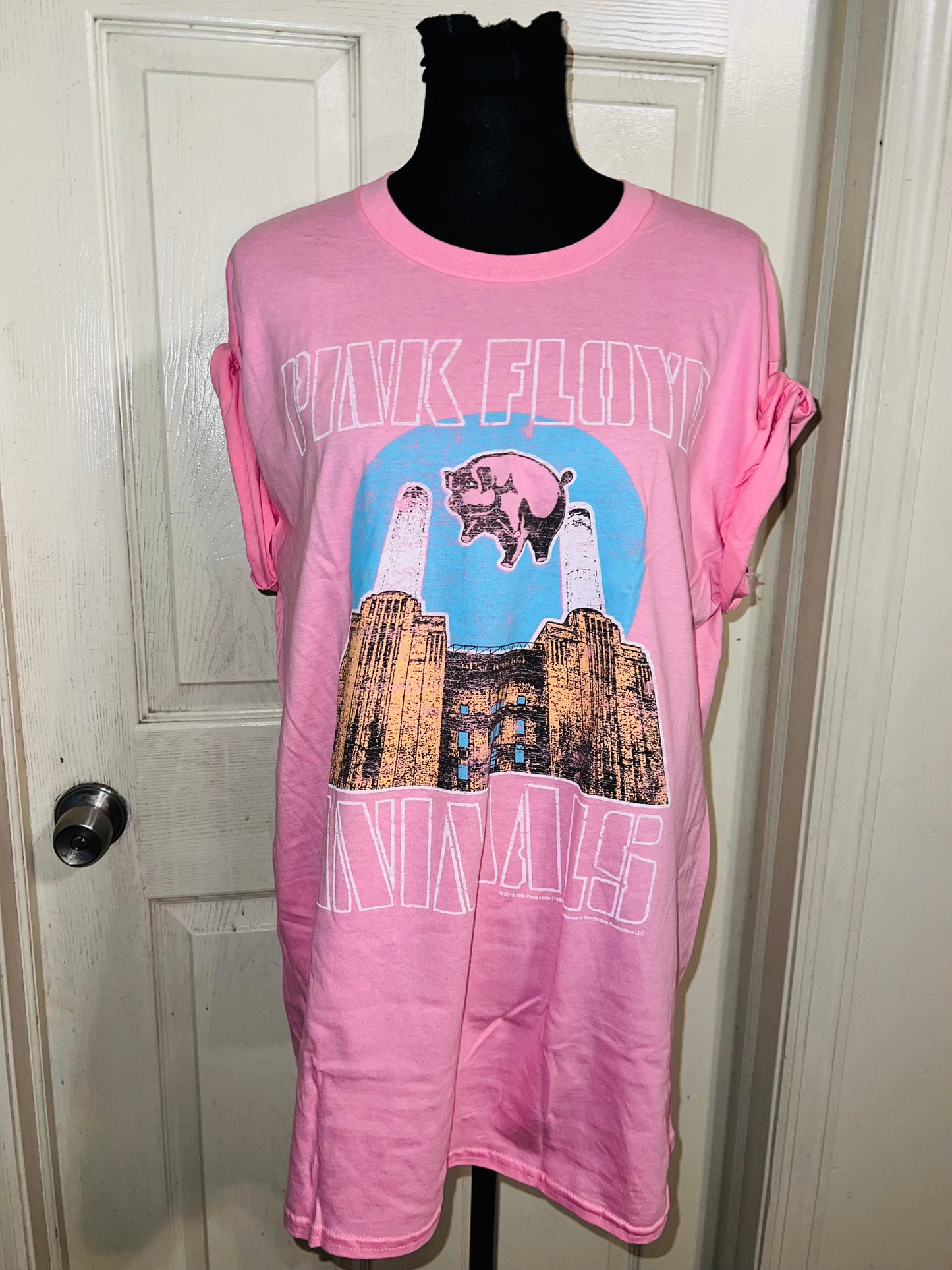 Pink Floyd Oversized Distressed Tee