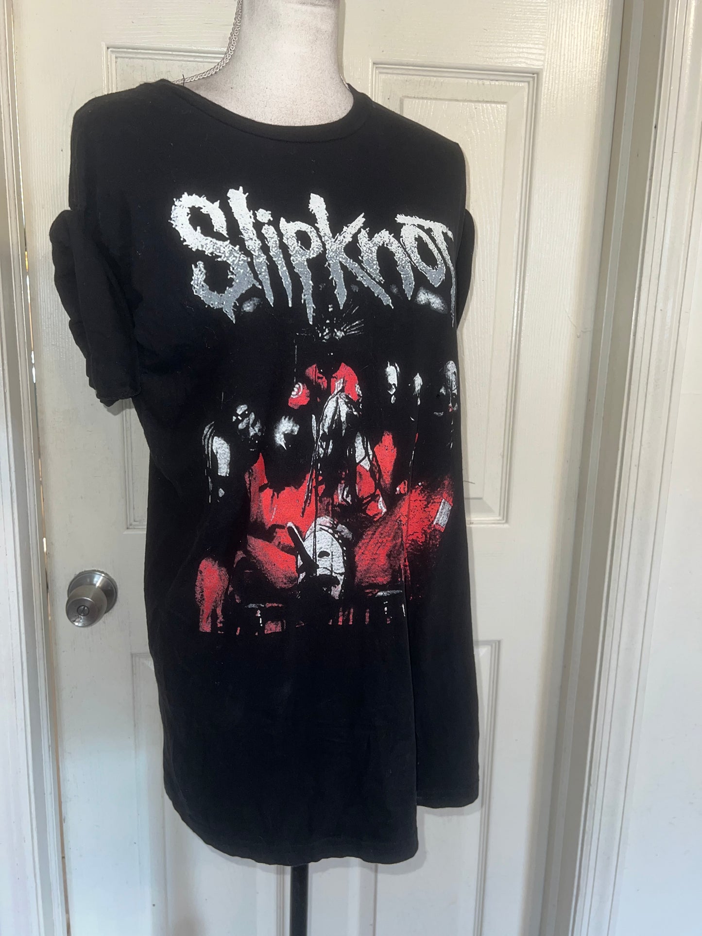 Slipknot Double Sided Oversized Distressed Tee