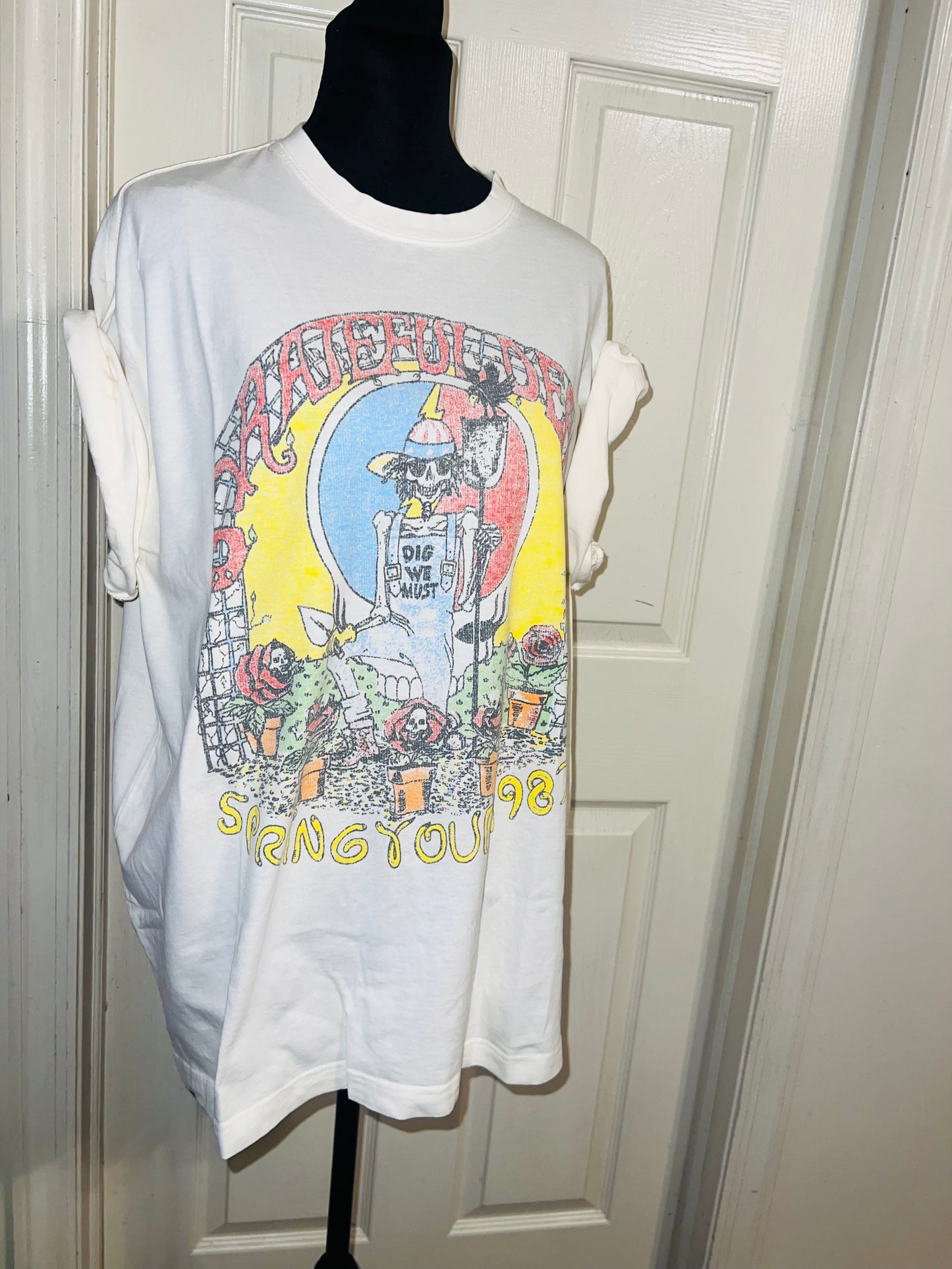 Grateful Dead Oversized Distressed Tee