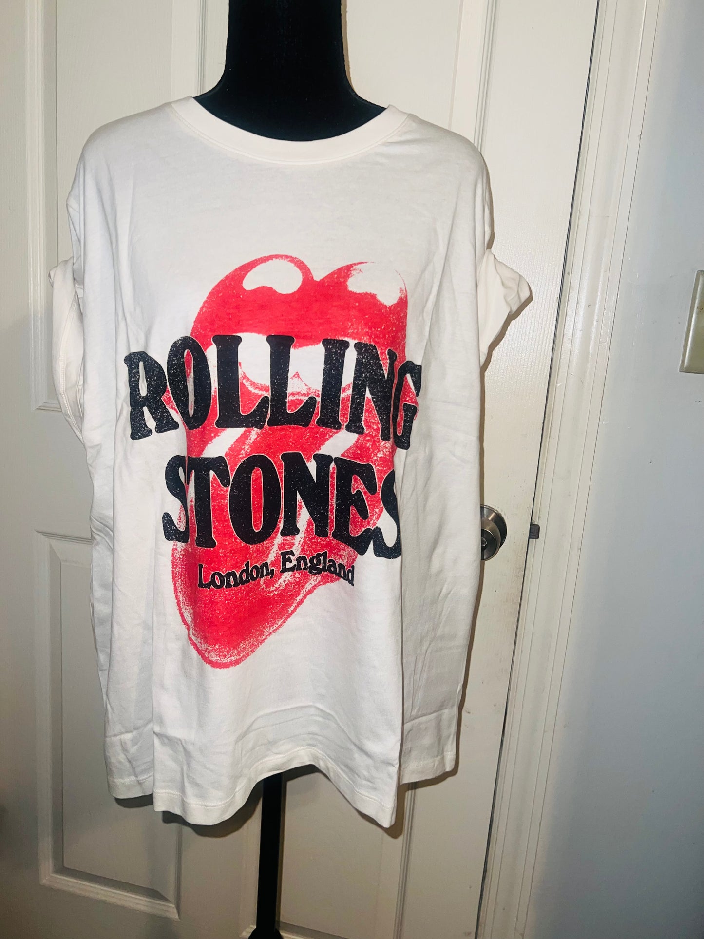The Rolling Stones Oversized Distressed Tee