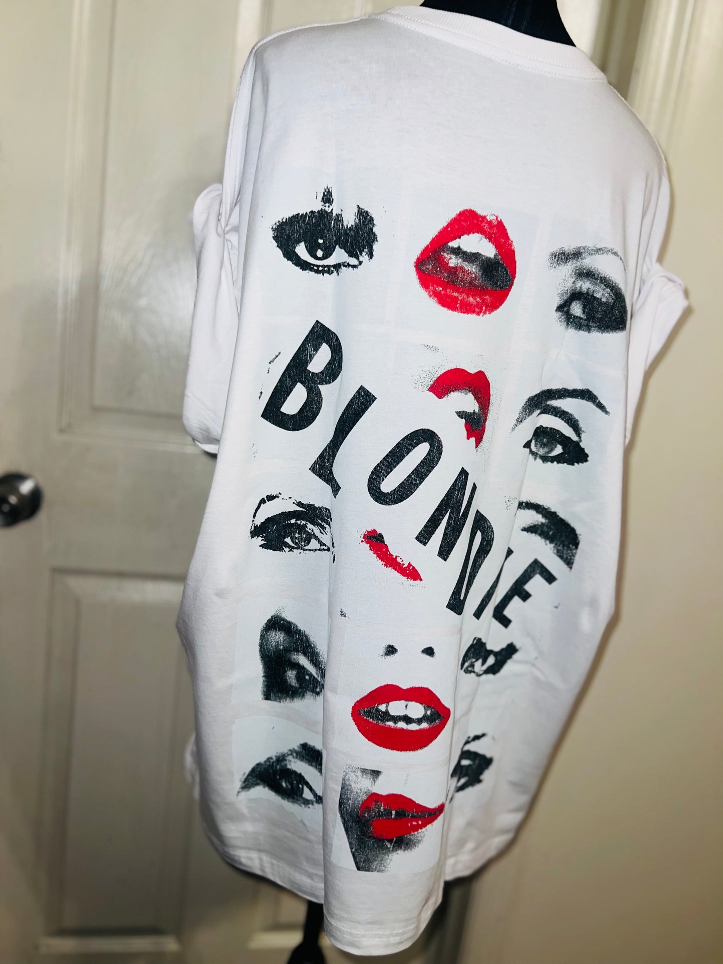 Blondie Double SIded Oversized Distressed Tee