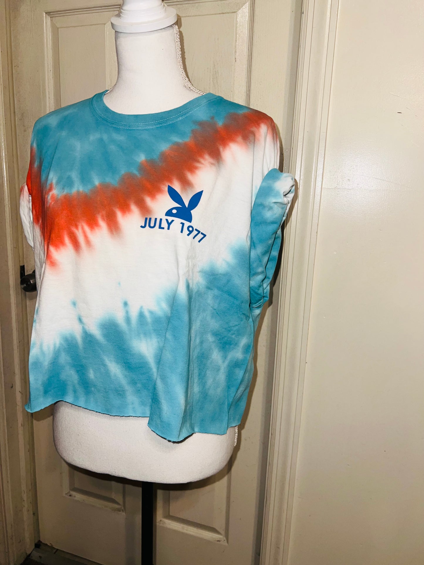 Playboy Double Sided Oversized Cropped Tee