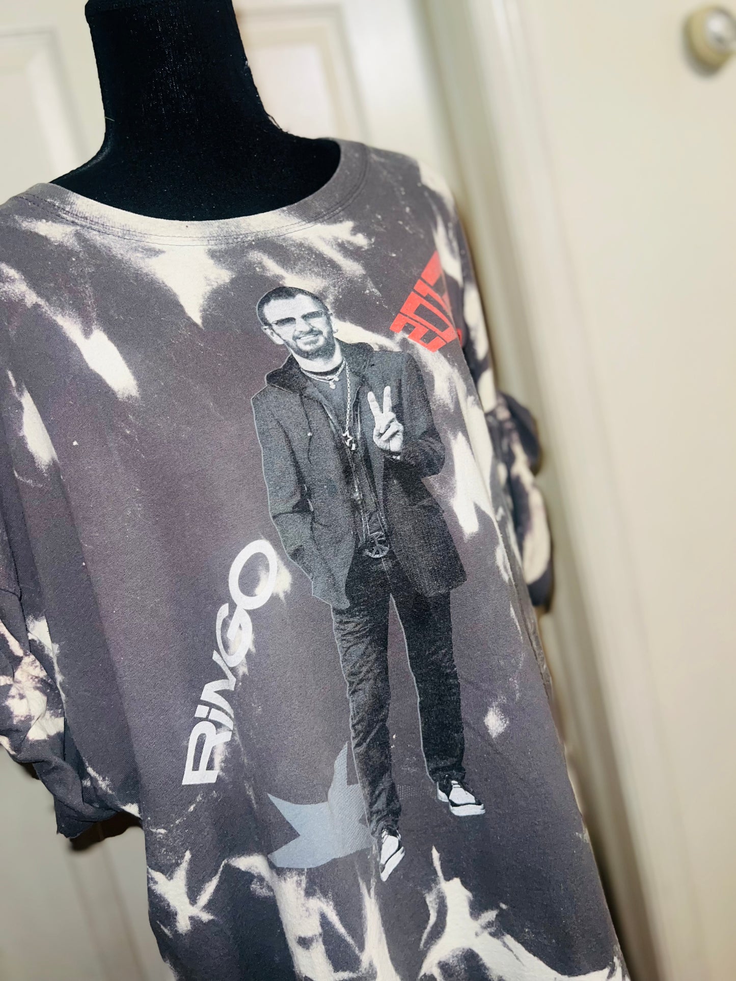 Bleached Ringo Starr Vintage Double Sided Tee