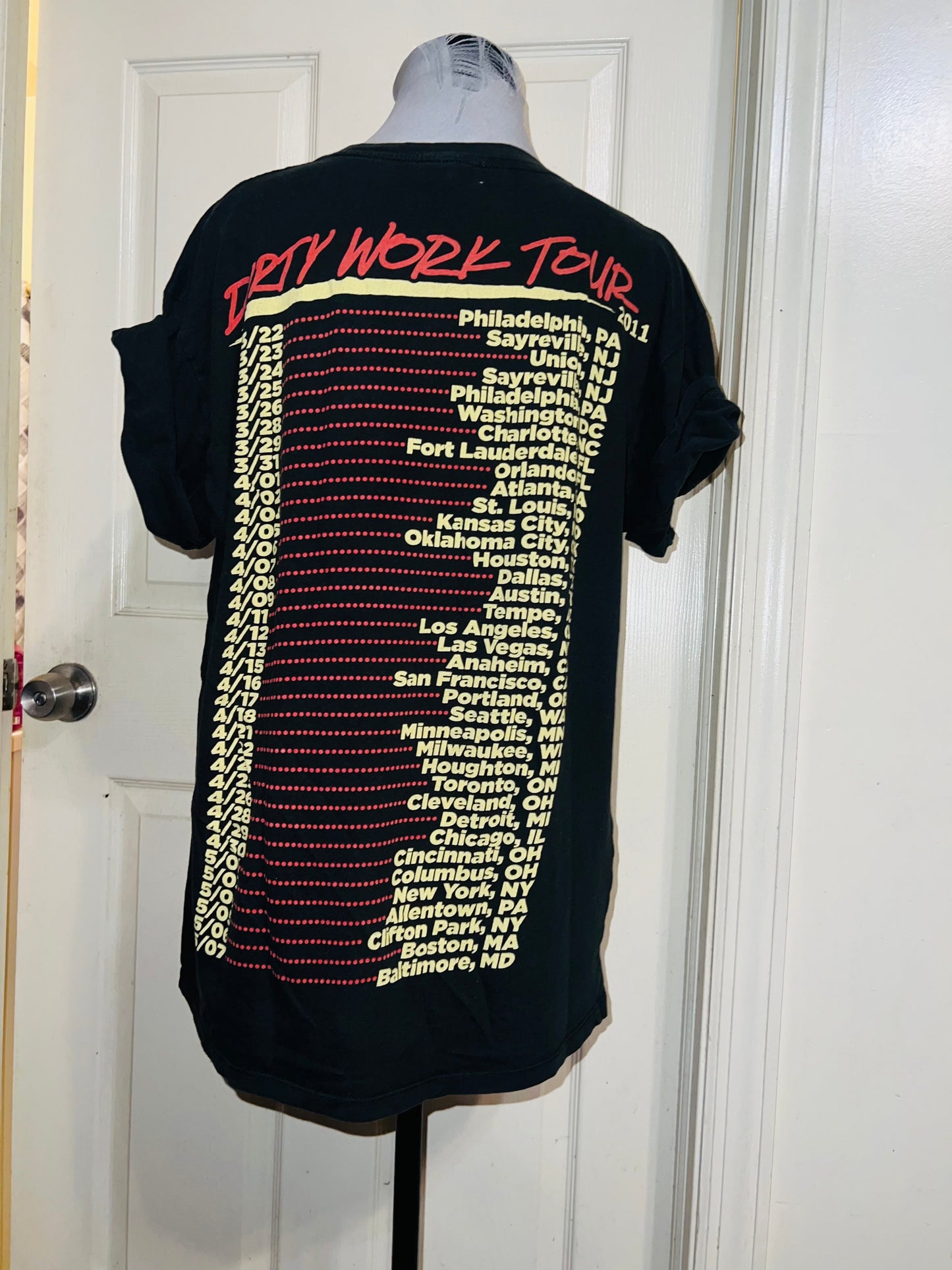 All Time Low Vintage Oversized Double Sided Tee