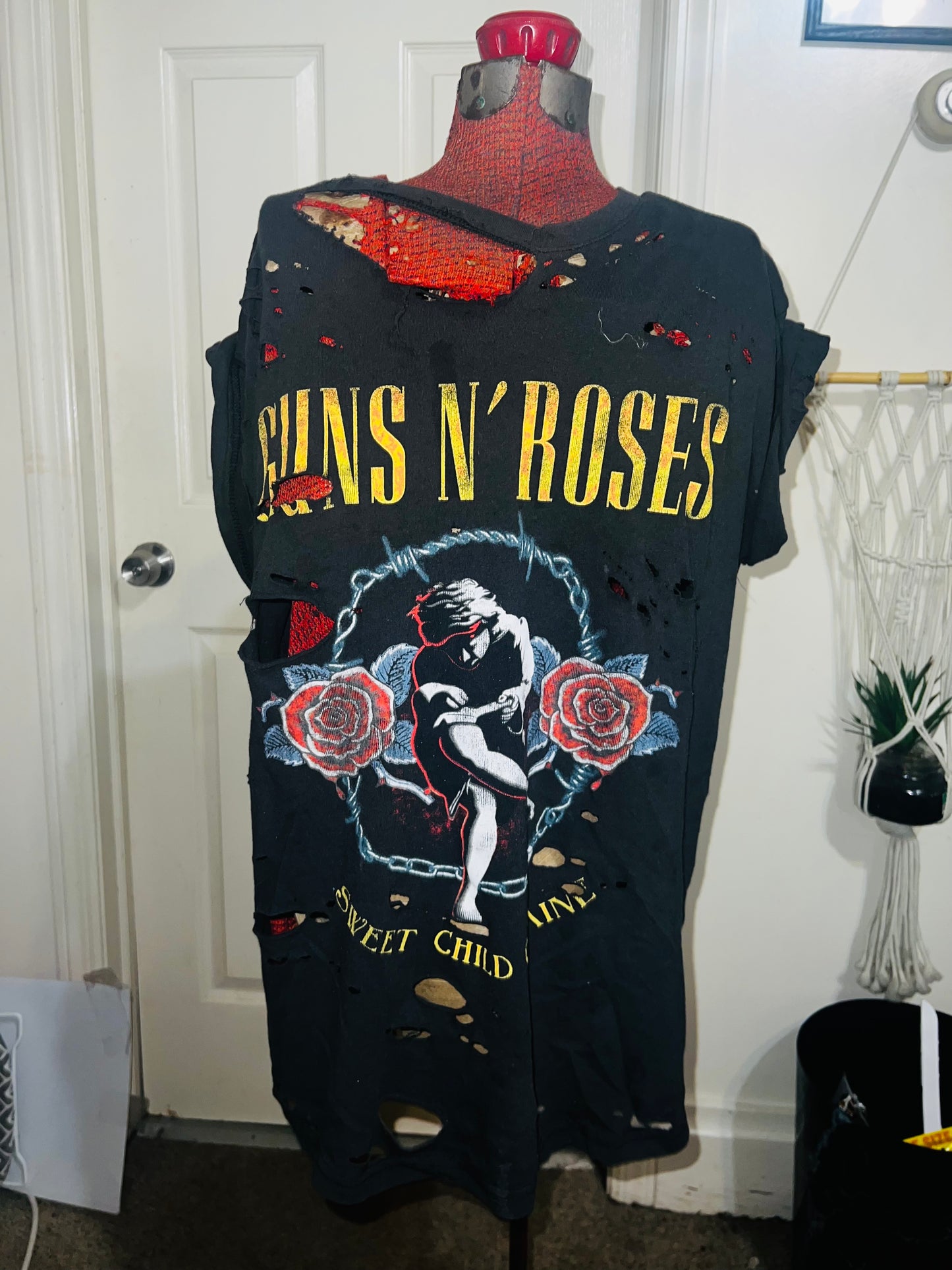 Guns n’ Roses Oversized Distressed Tee