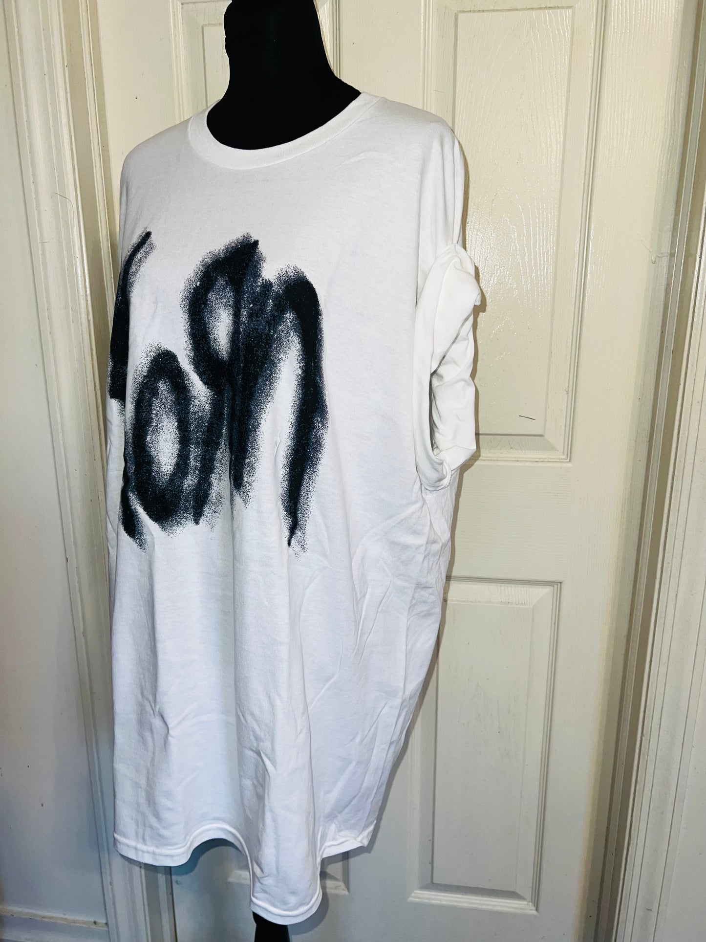 Korn Double Sided Oversized Distressed Tee