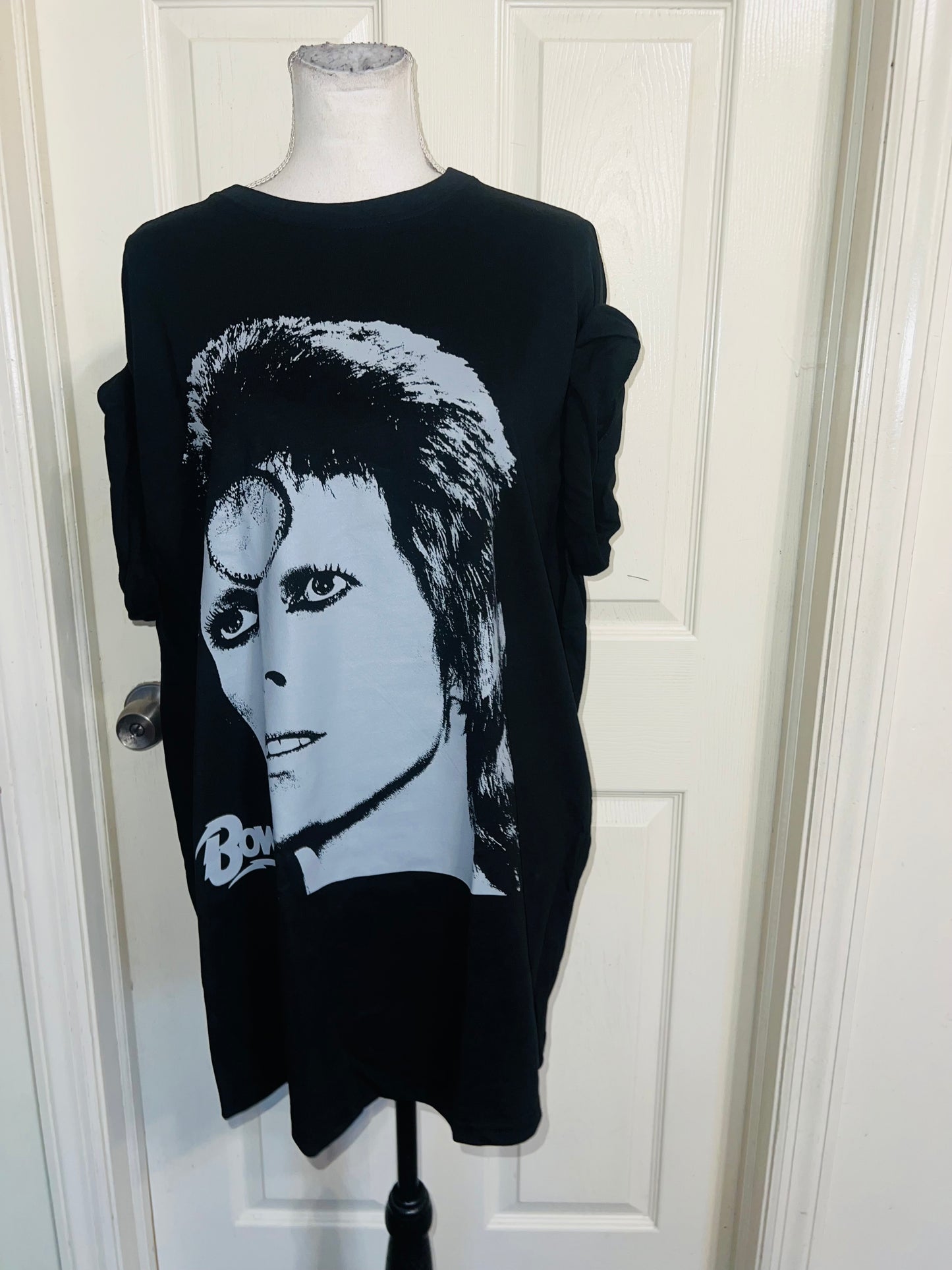 David Bowie Oversized Distressed Tee