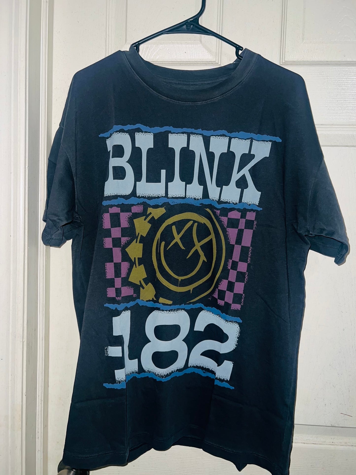 Blink 182 Oversized Distressed Tee