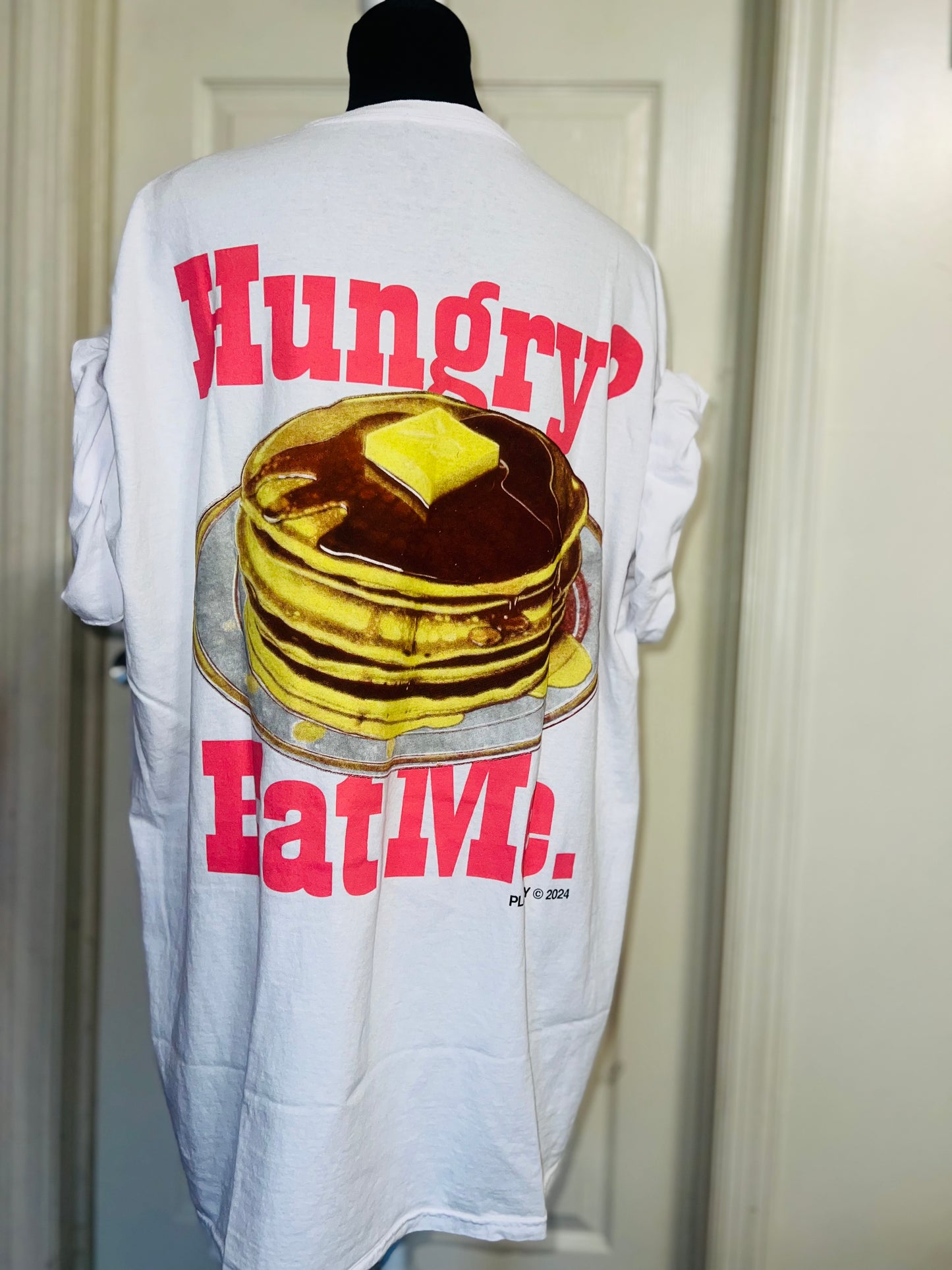 Playboy Pancake Double Sided Distressed Tee