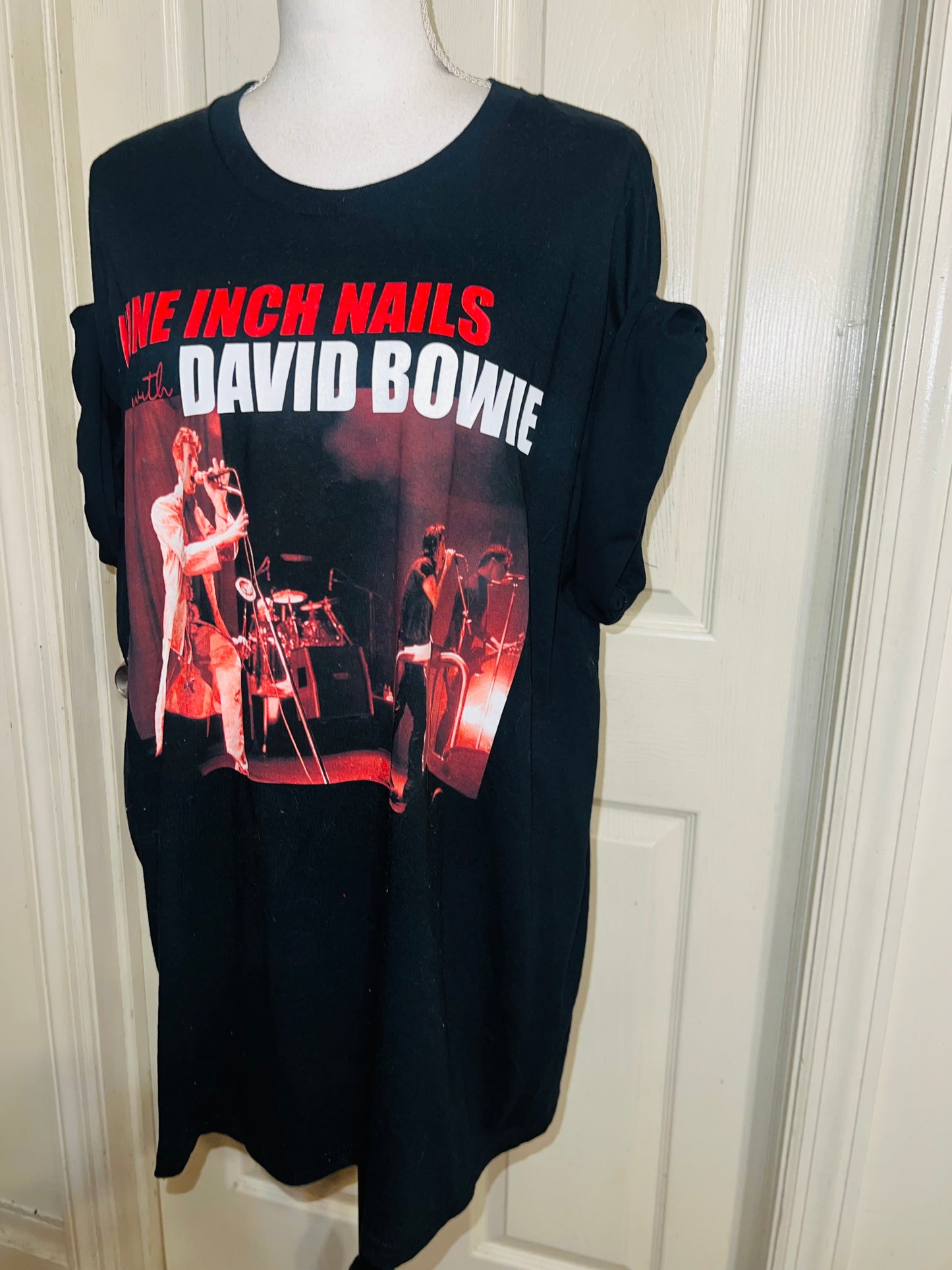 Nine Inch Nails and David Bowie Oversized Tee