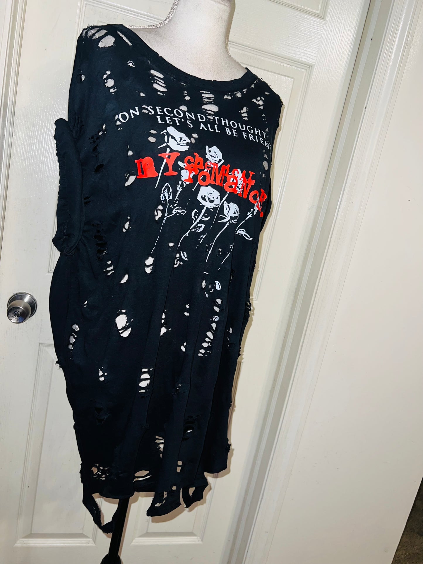 My Chemical Romance Oversized Distressed Tee