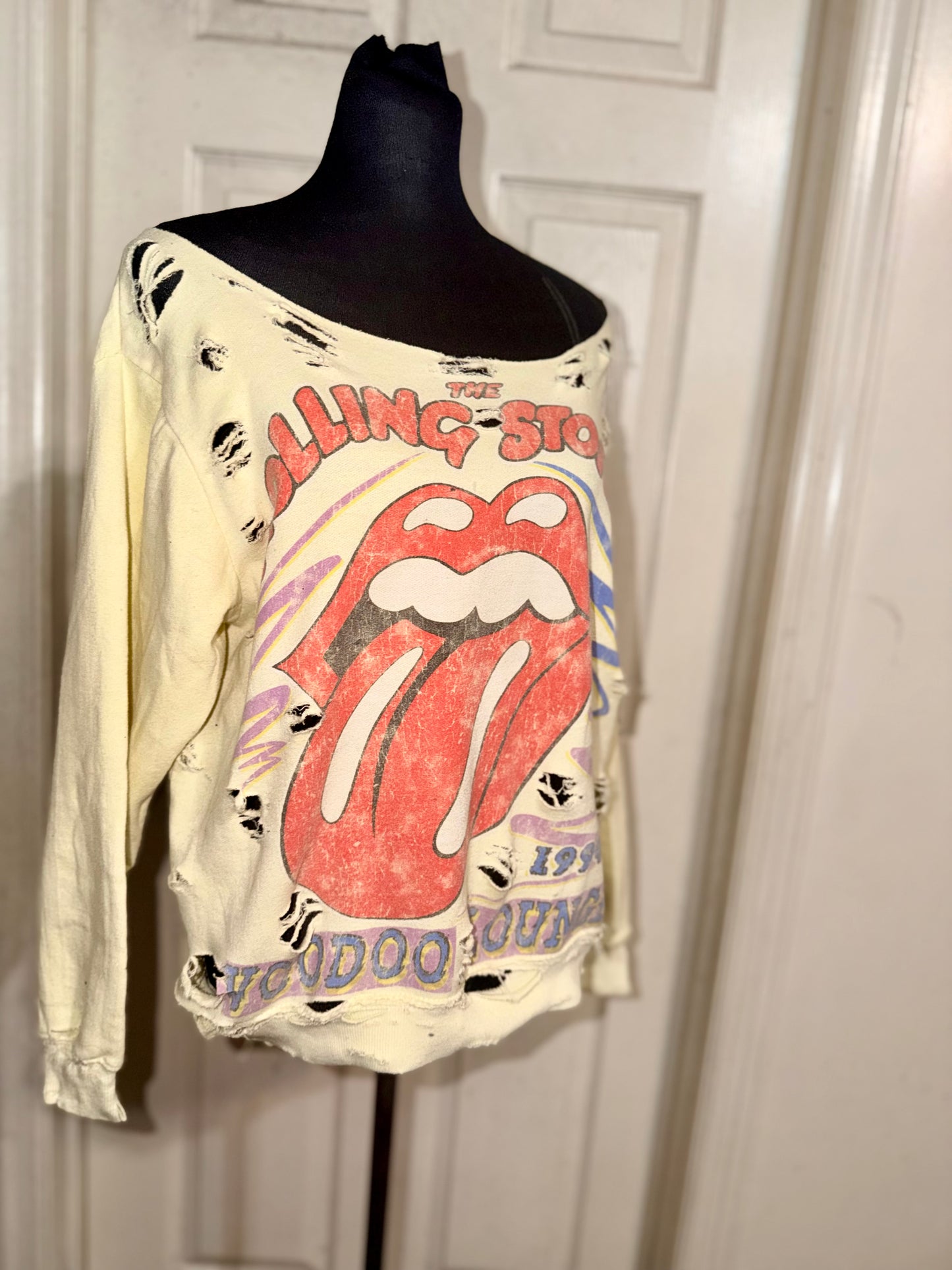 The Rolling Stones Distressed Sweatshirt
