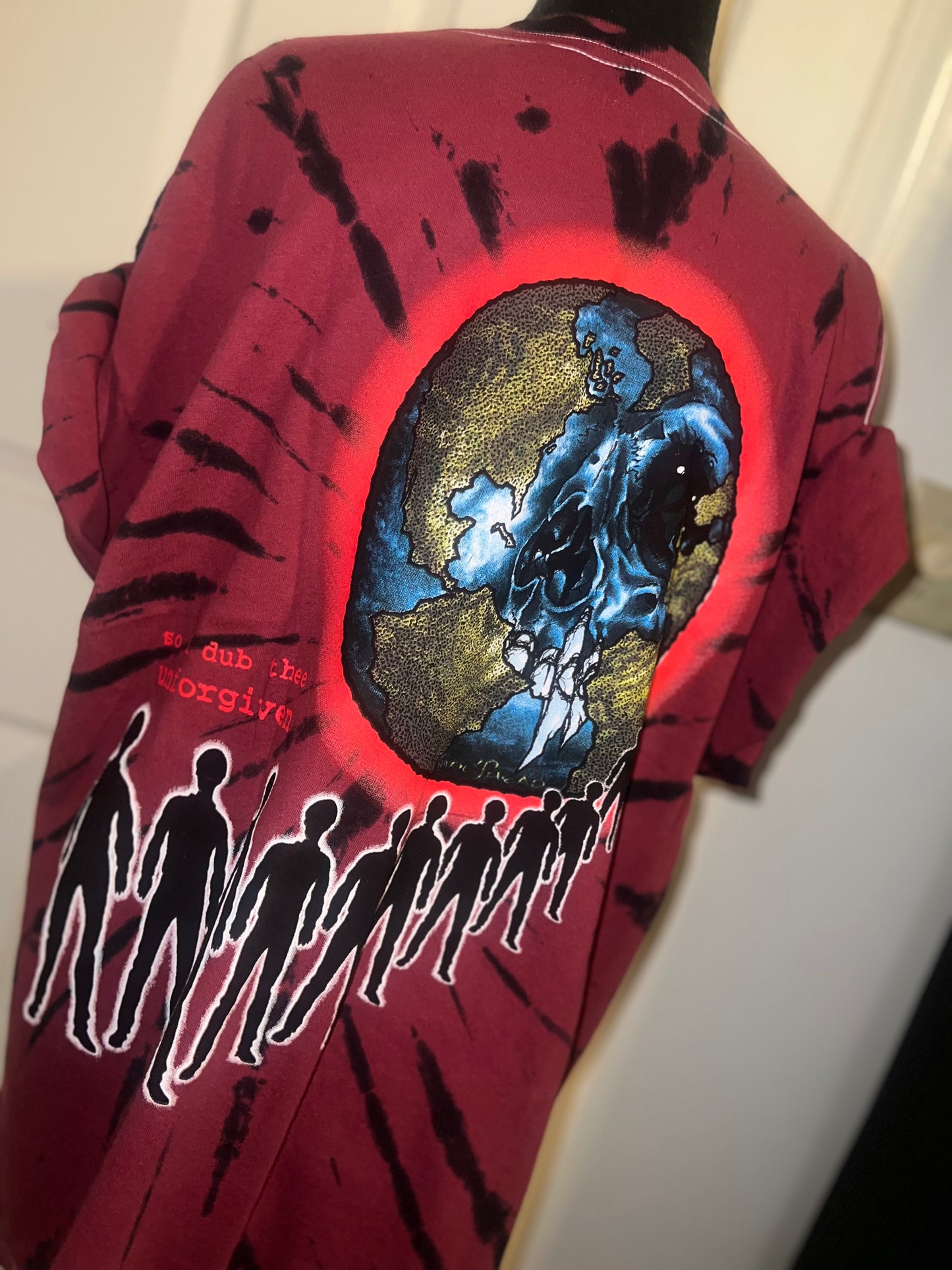Metallica Tie Dye Double Sided Oversized Tee