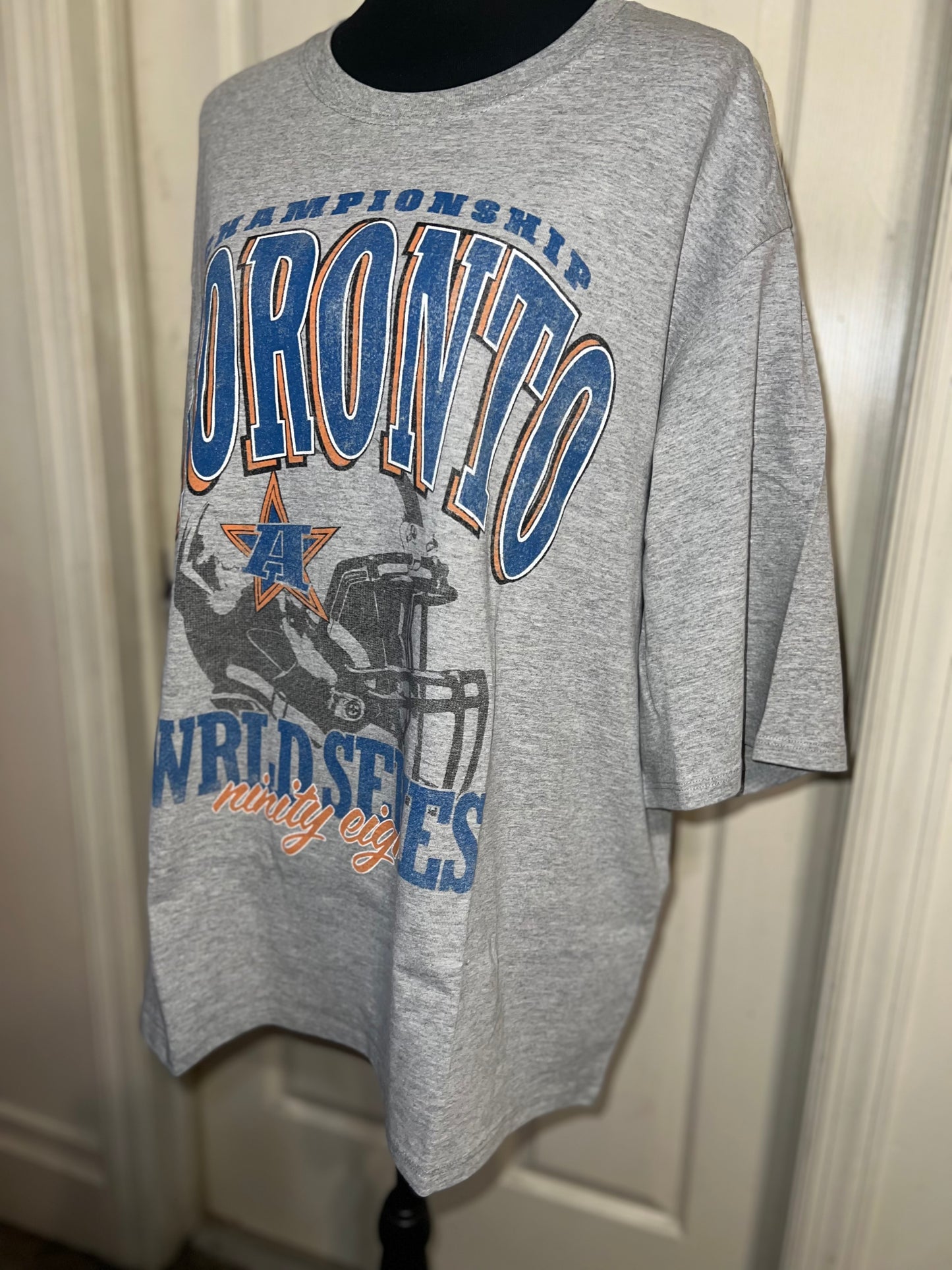 Toronto Sports Graphic Oversized Distressed Tee
