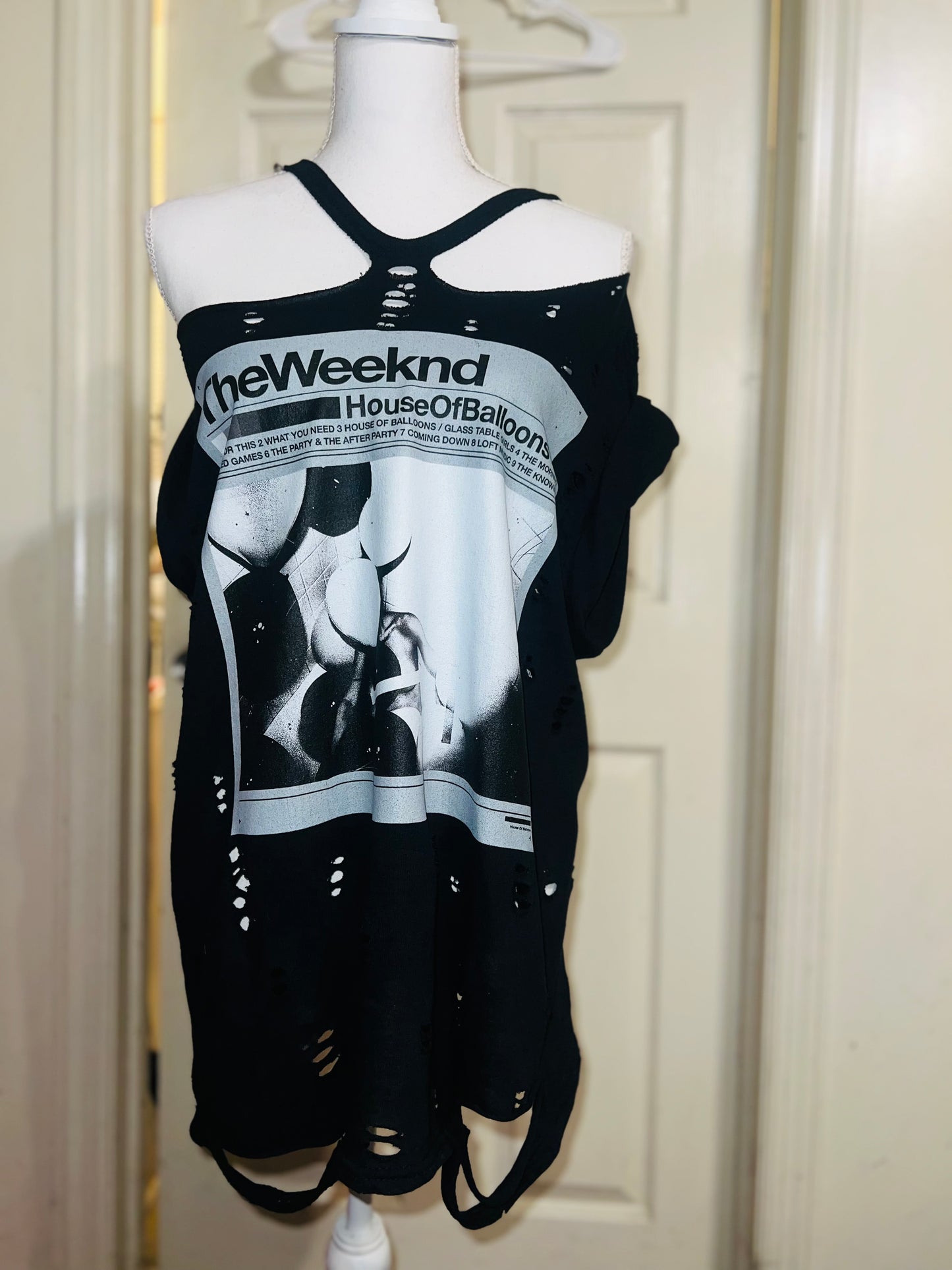 The Weeknd HOB Oversized Distressed Tee
