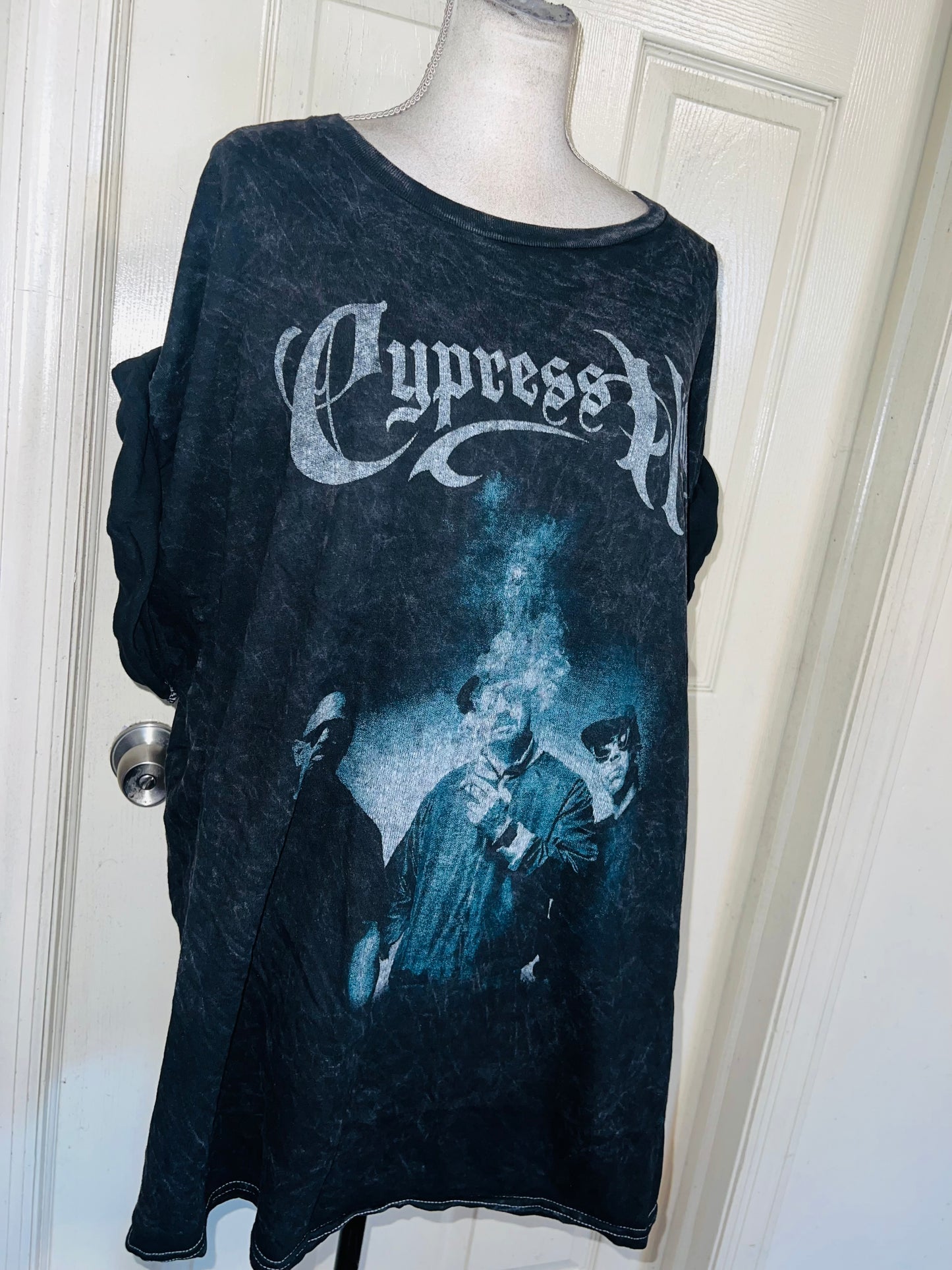 Cypress Hill Double Sided Oversized Distressed Tee