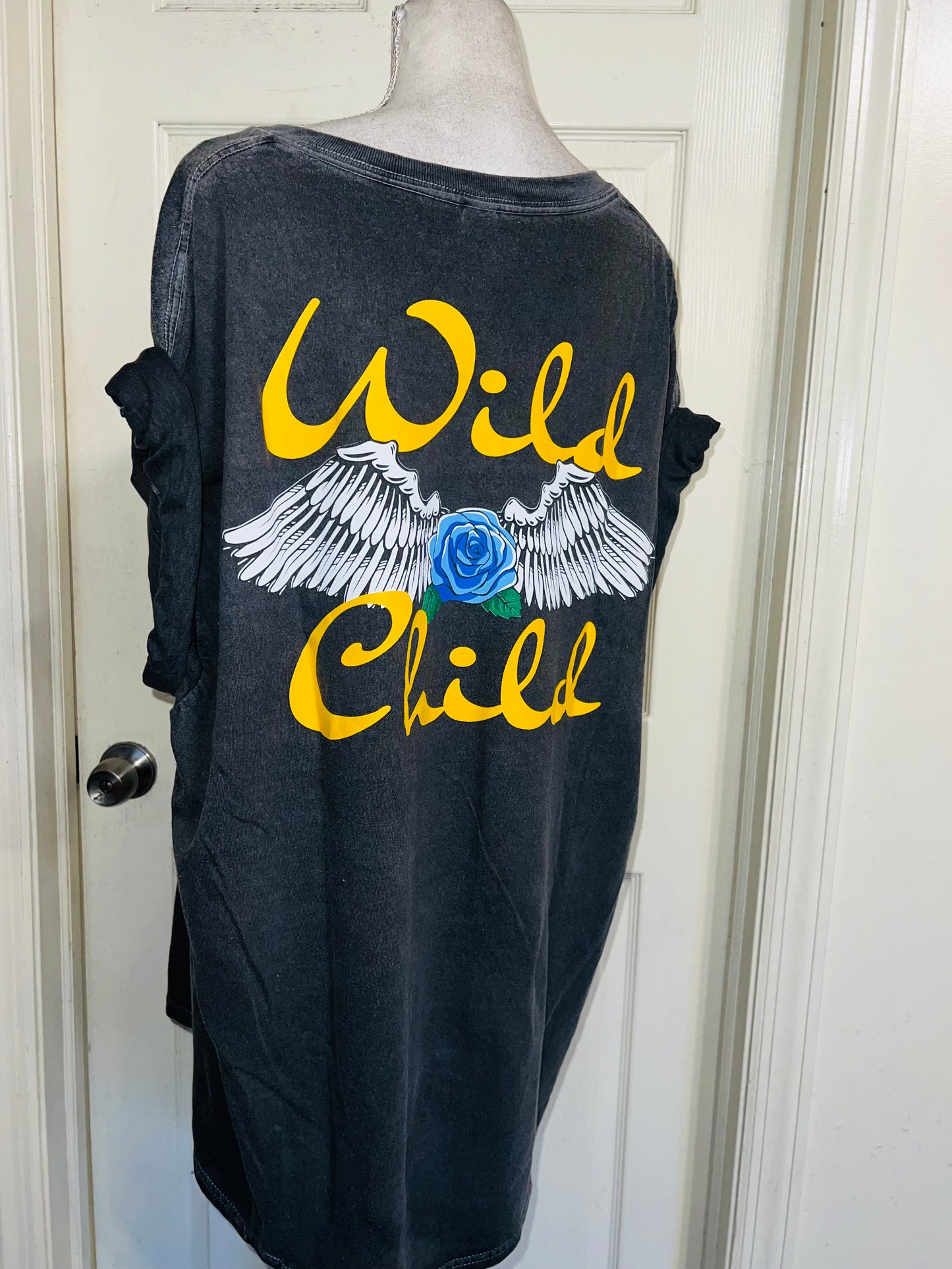 Betty Boop Wild Child Oversized Distressed Tee