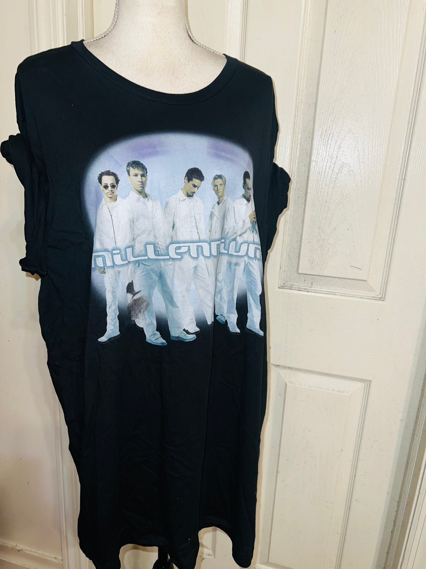 Backstreet Boys Oversized Distressed Tee