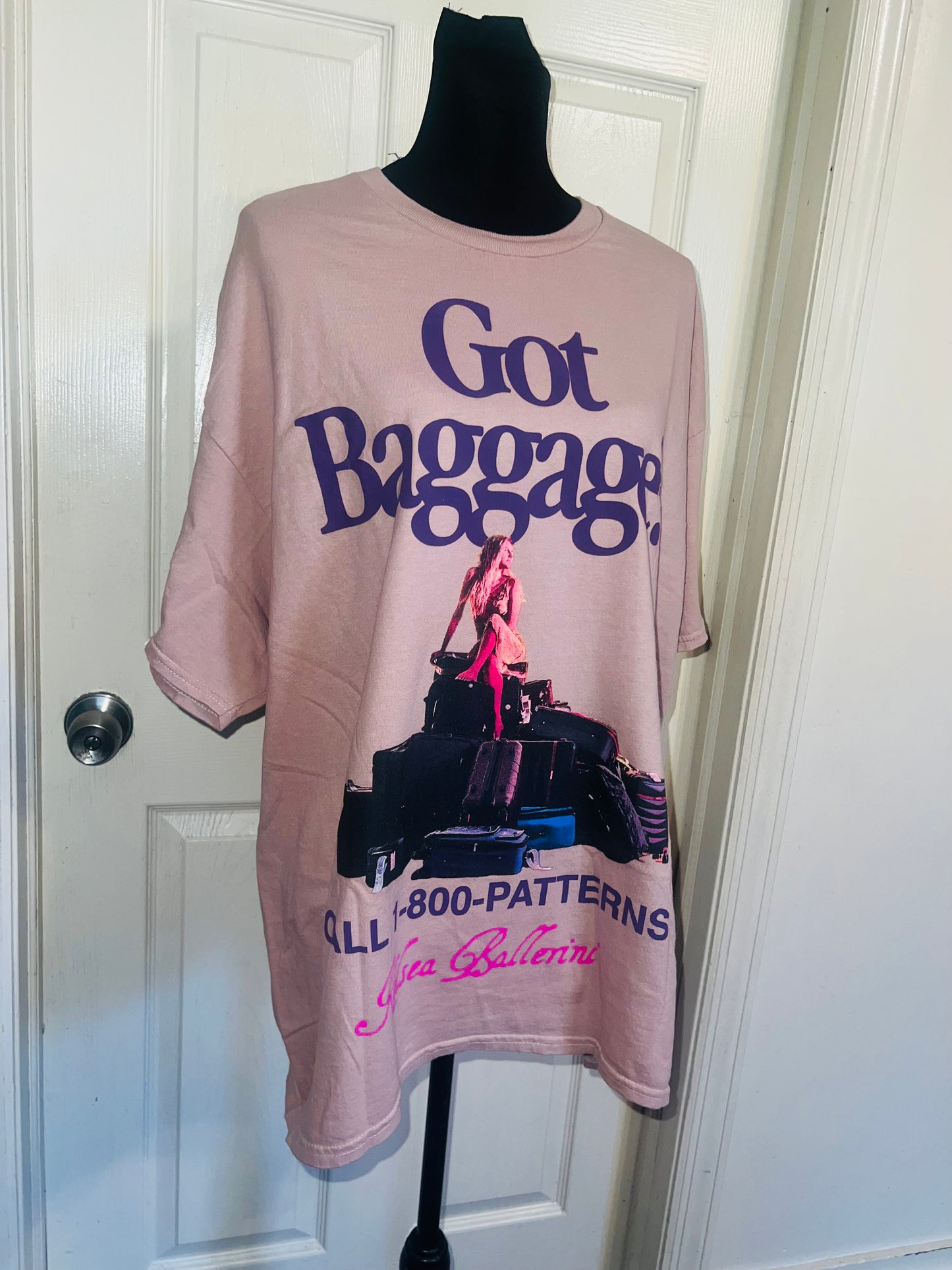 Kelsea Ballerini Oversized Distressed Tee