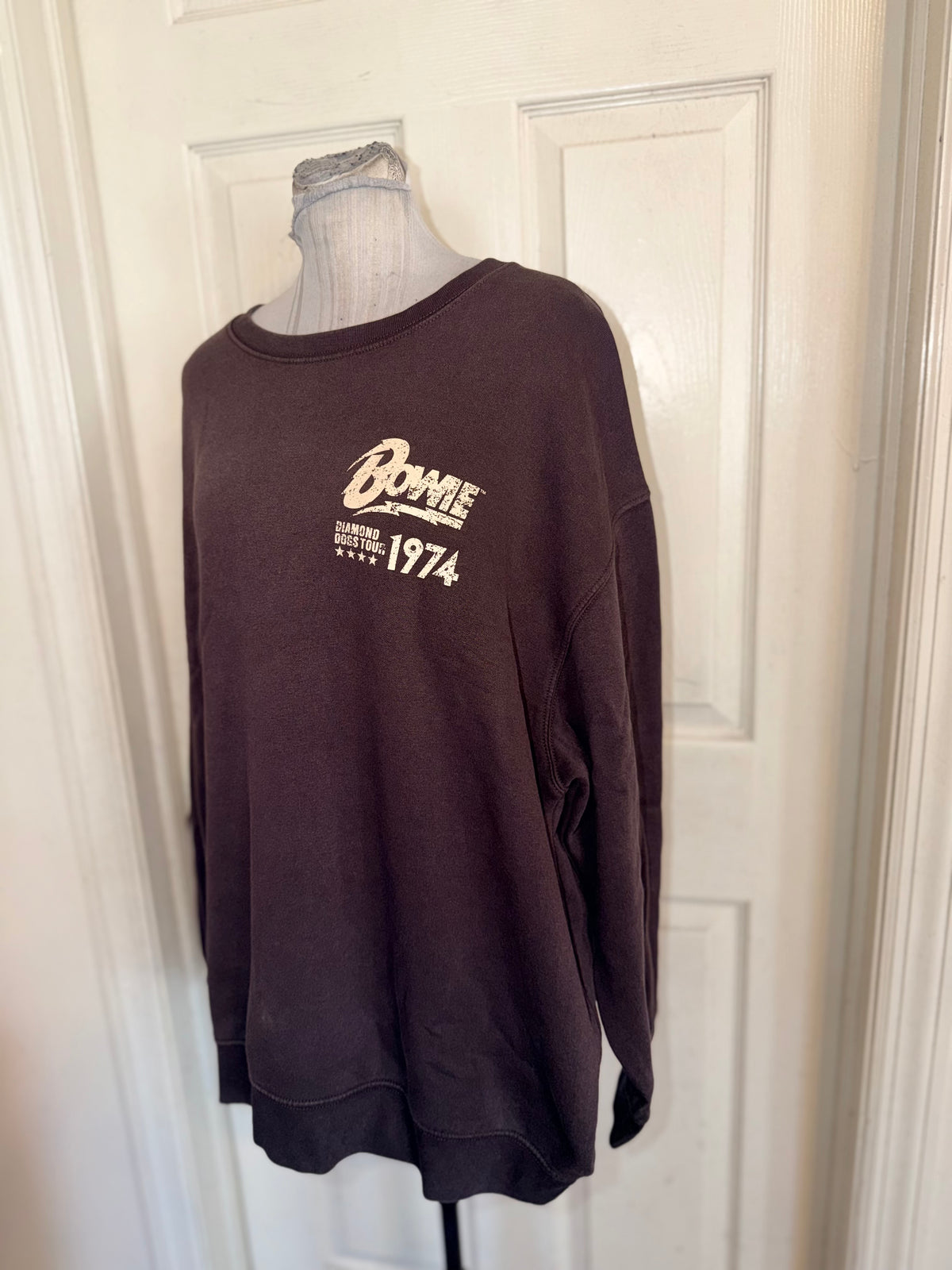 David Bowie Double Sided Oversized Sweatshirt