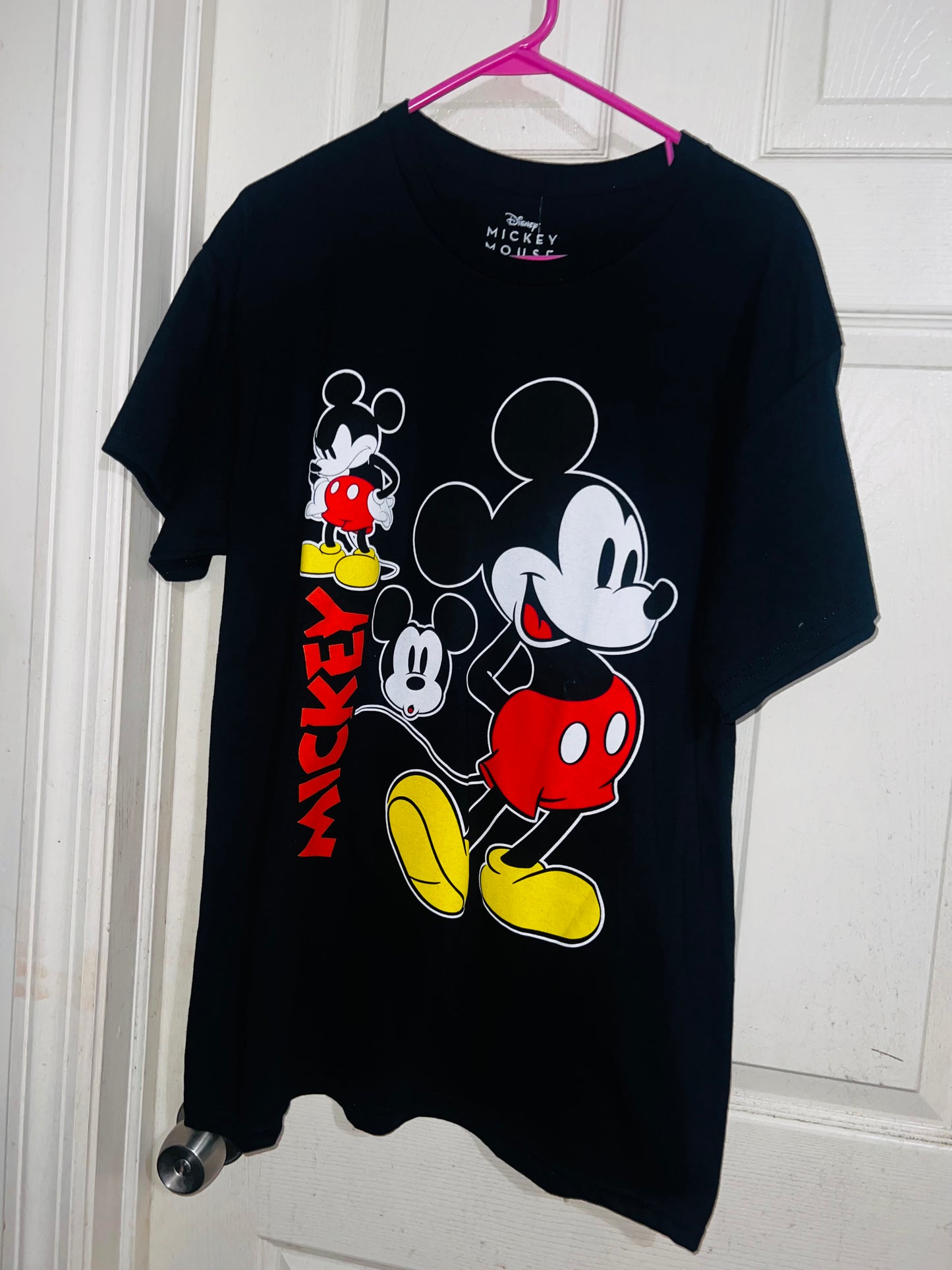 Mickey Mouse Oversized Distressed Tee