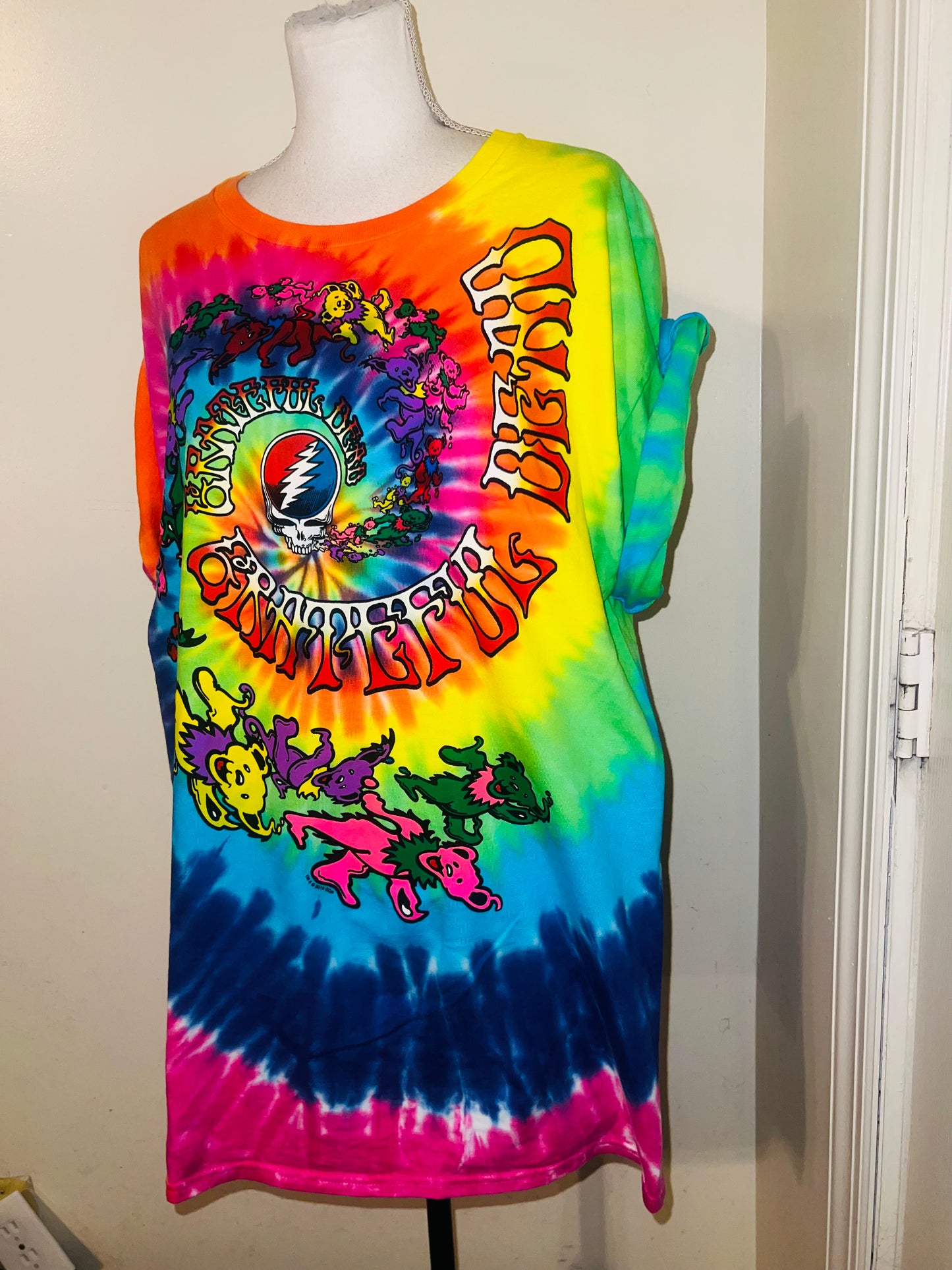Grateful Dead Oversized Distressed Tee