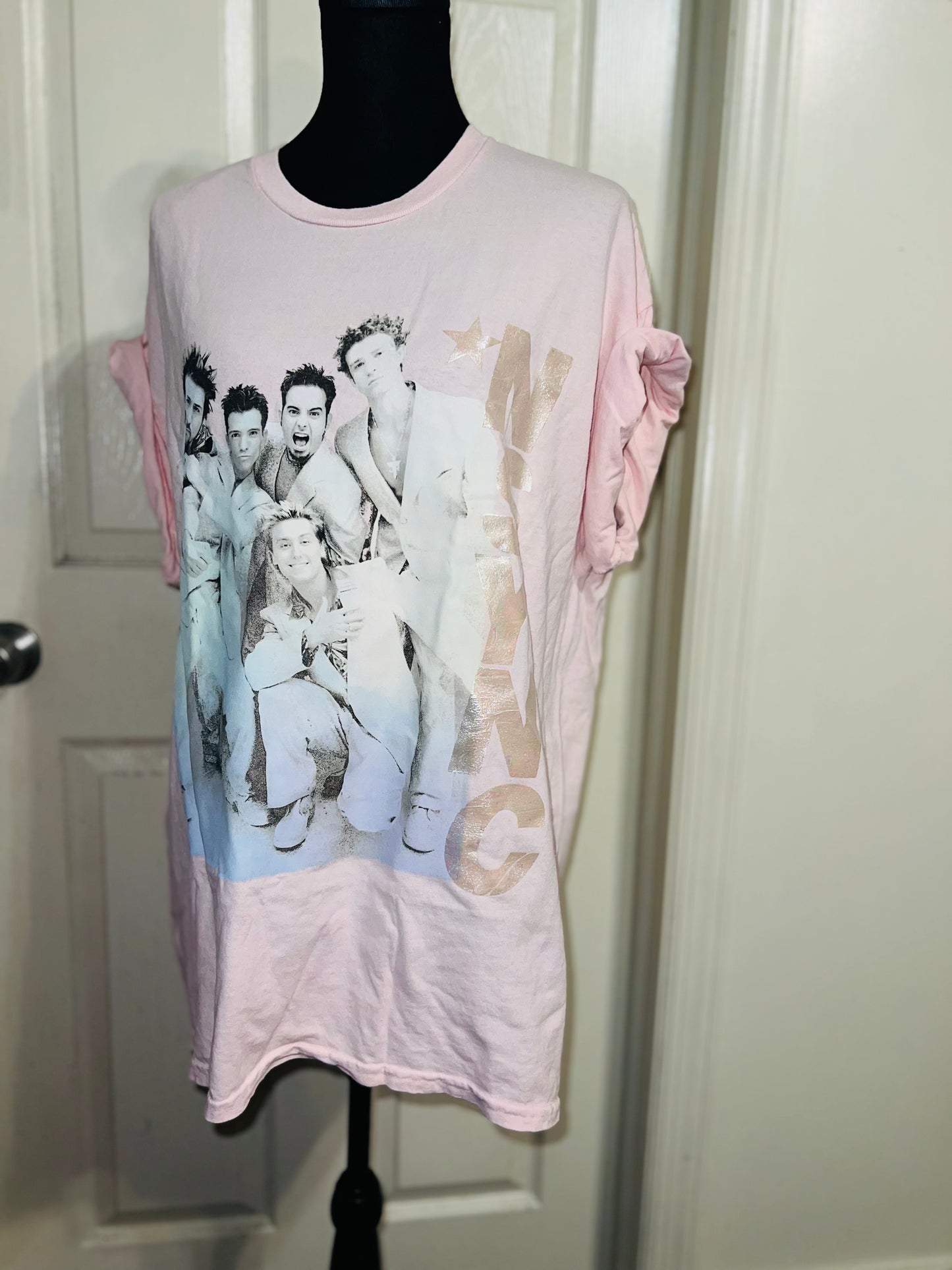 NSYNC Oversized Distressed Tee