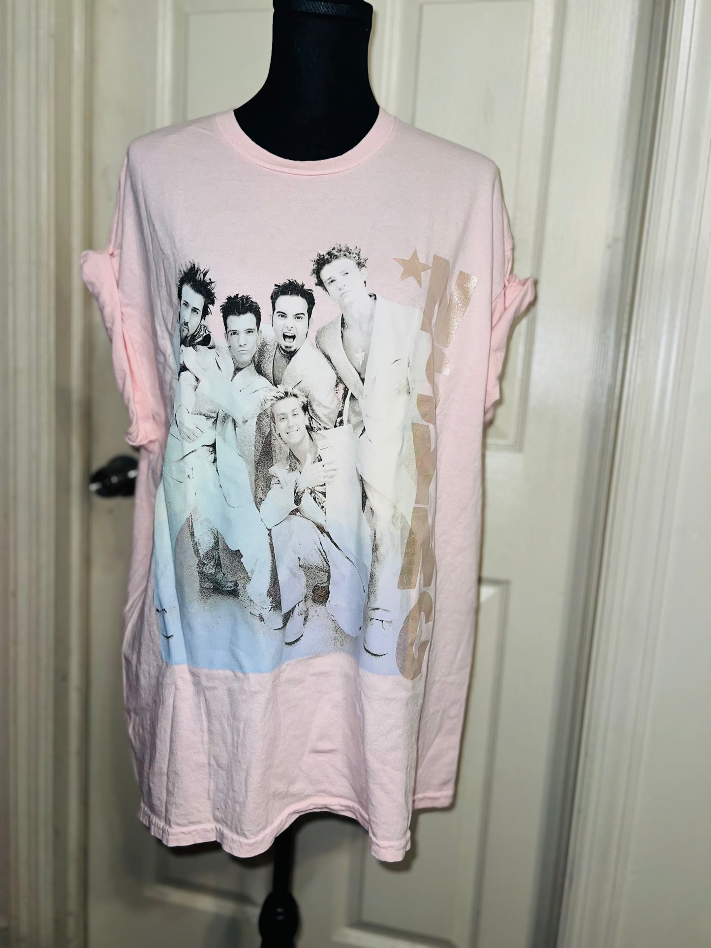 NSYNC Oversized Distressed Tee