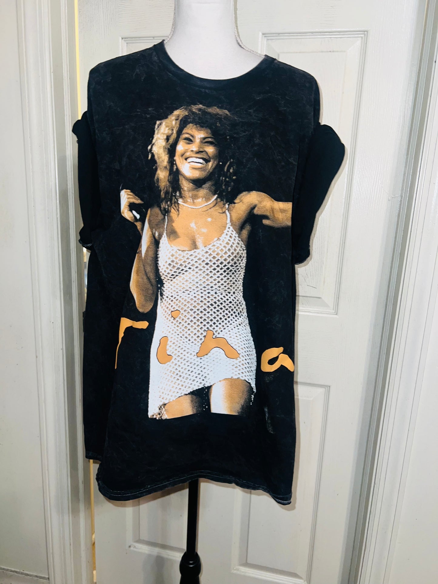 Tina Turner Oversized Distressed Tee