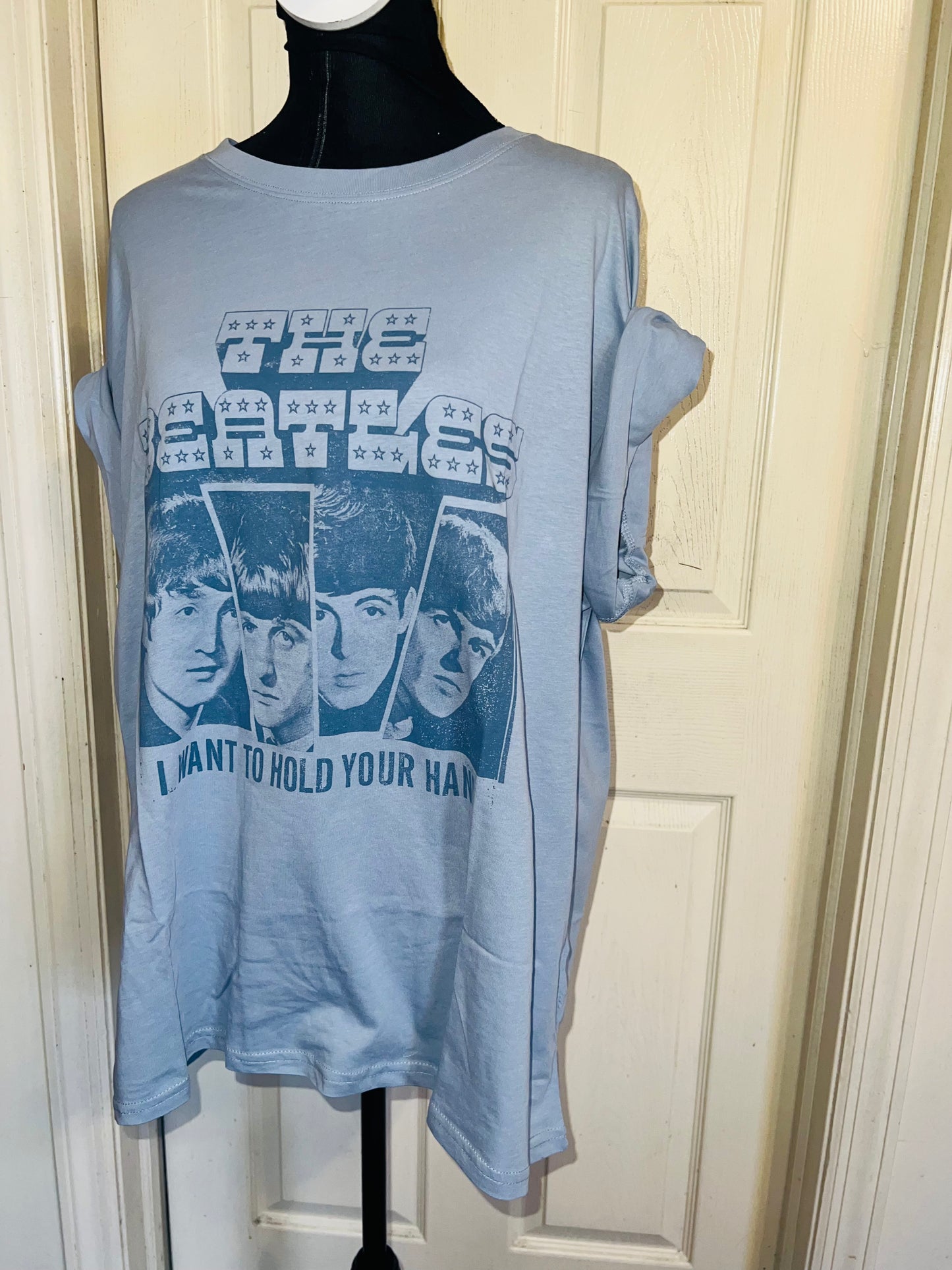 The Beatles Oversized Distressed Tee