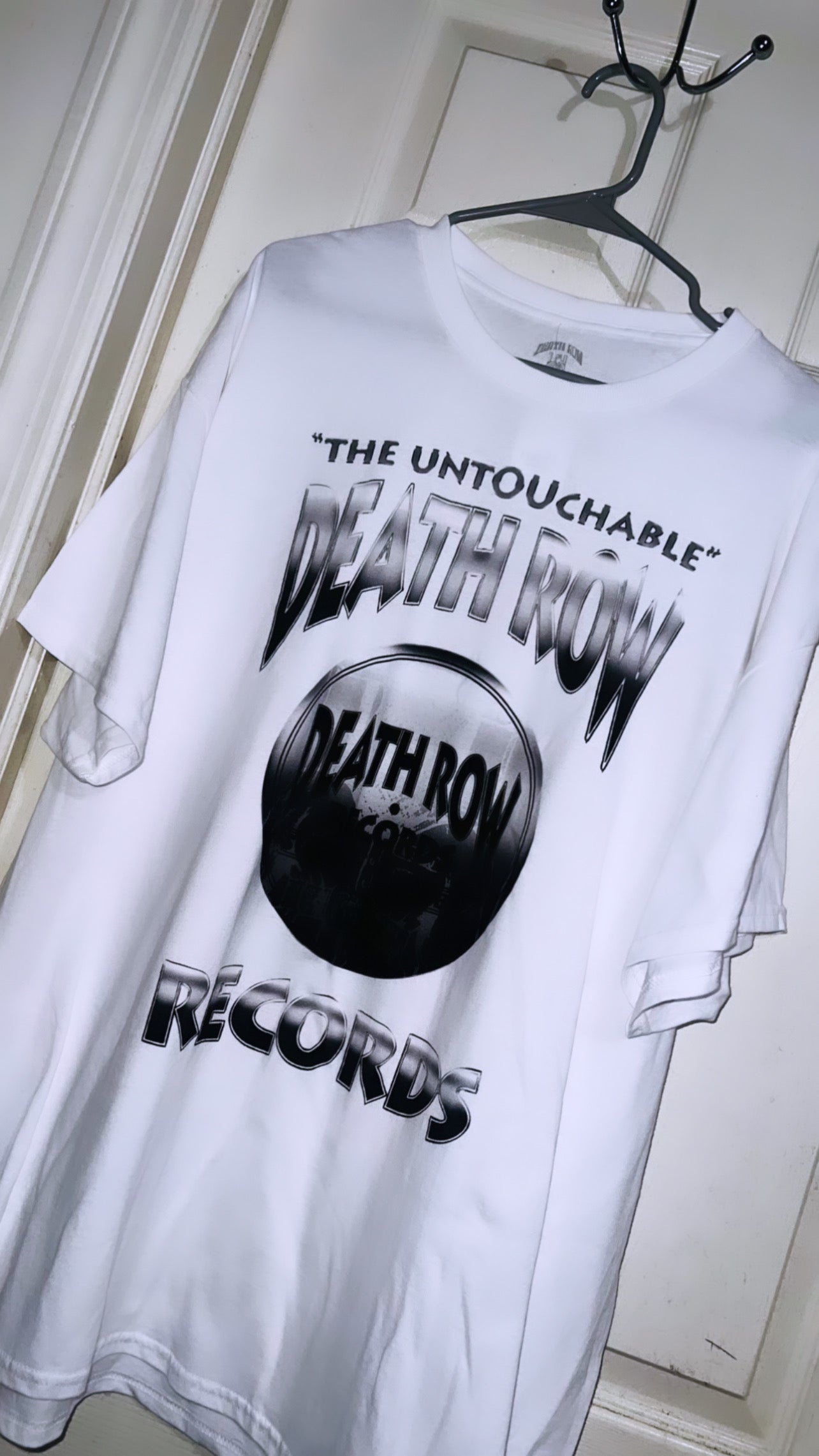 Death Row Records Oversized Distressed Tee