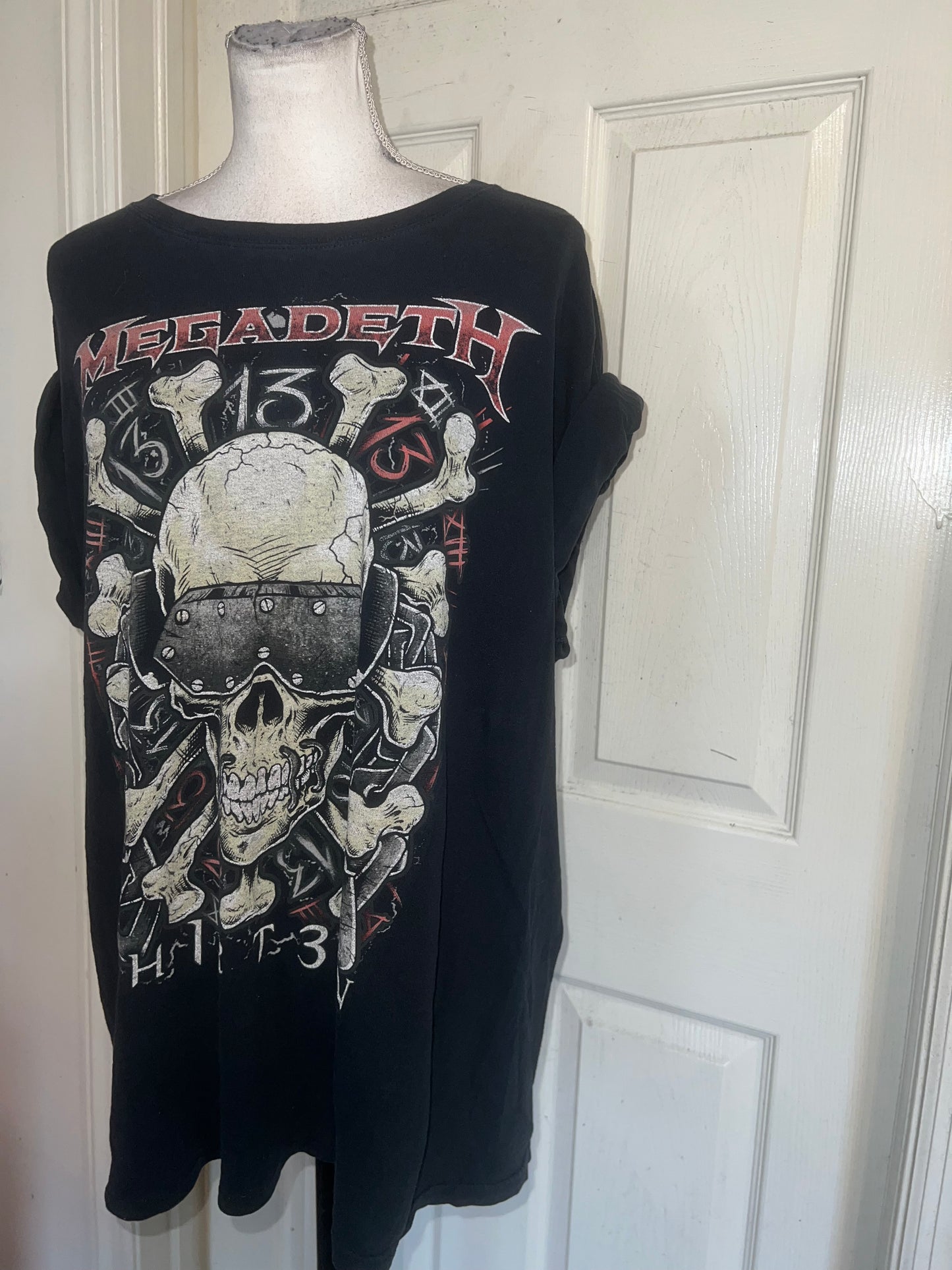 Megadeath American Vintage Oversized Distressed Tee