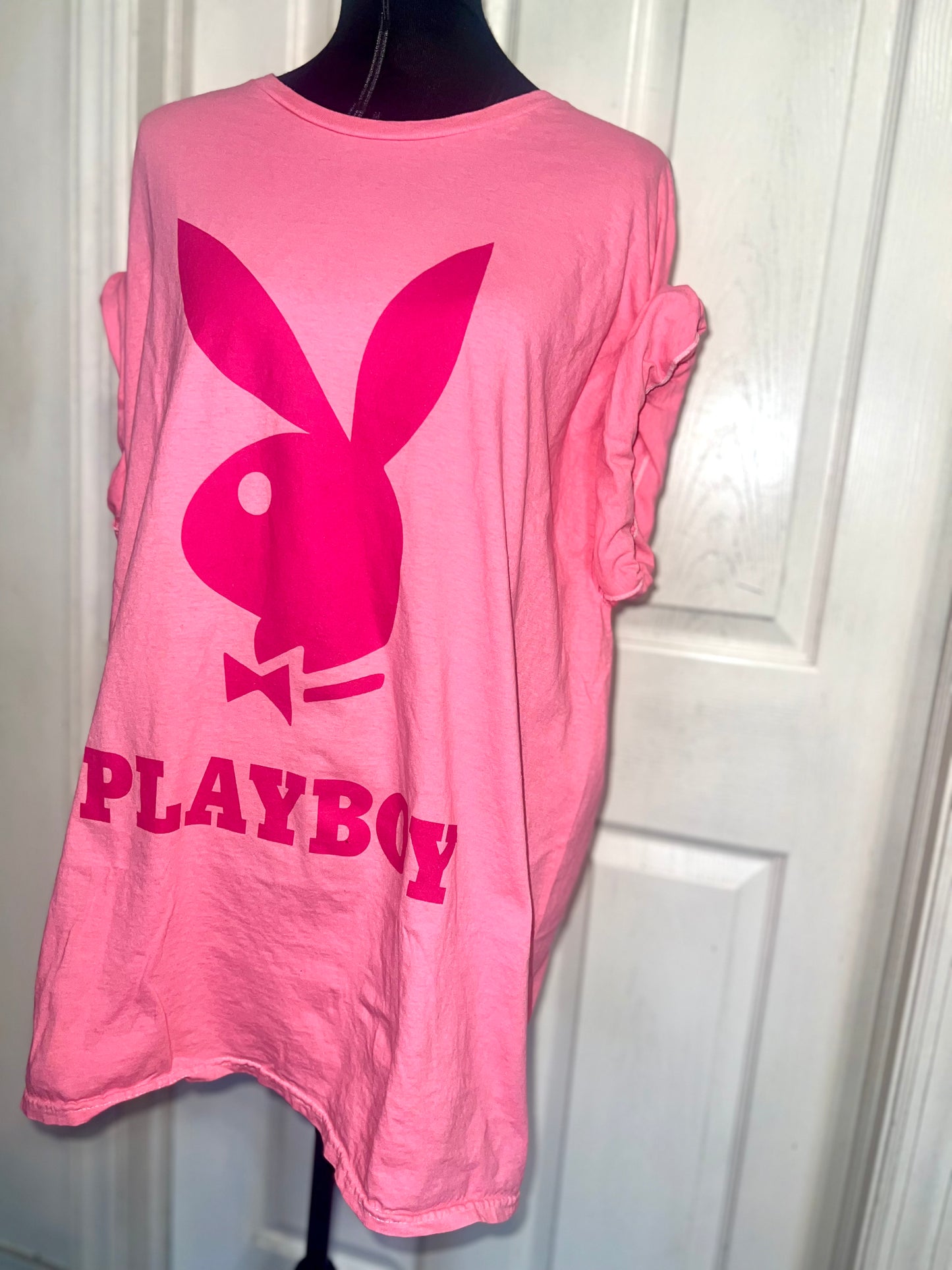 Playboy Oversized Distressed Tee