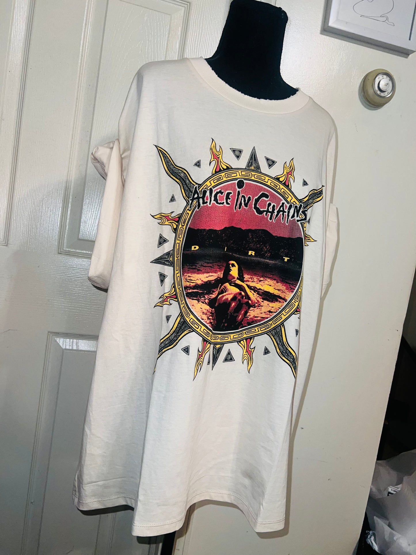 Alice In Chains Oversized Distressed Tee