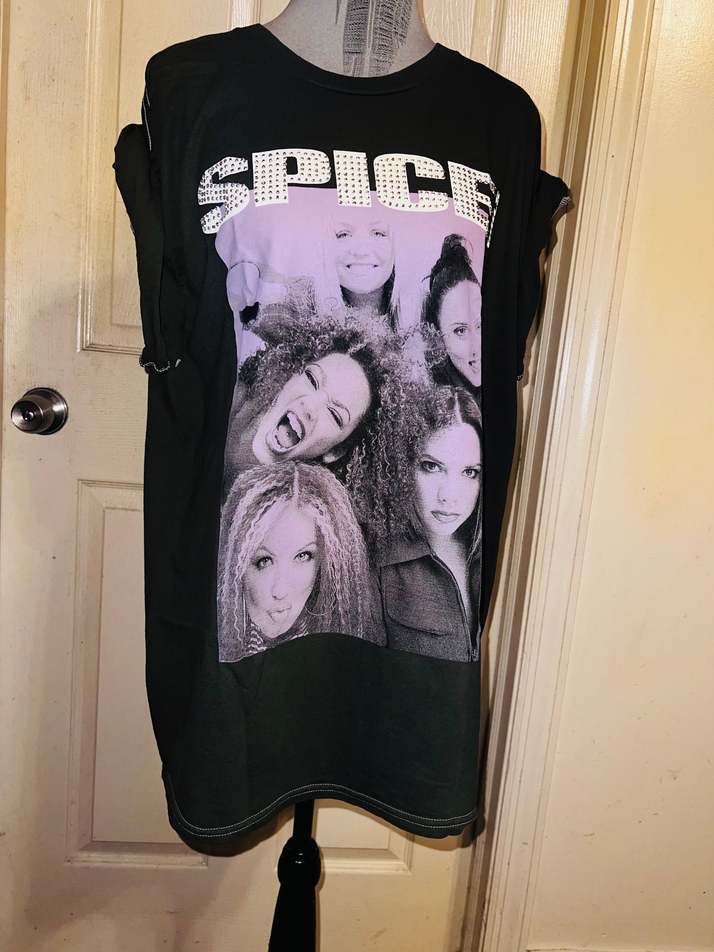 The Spice Girls Oversized Distressed Tee