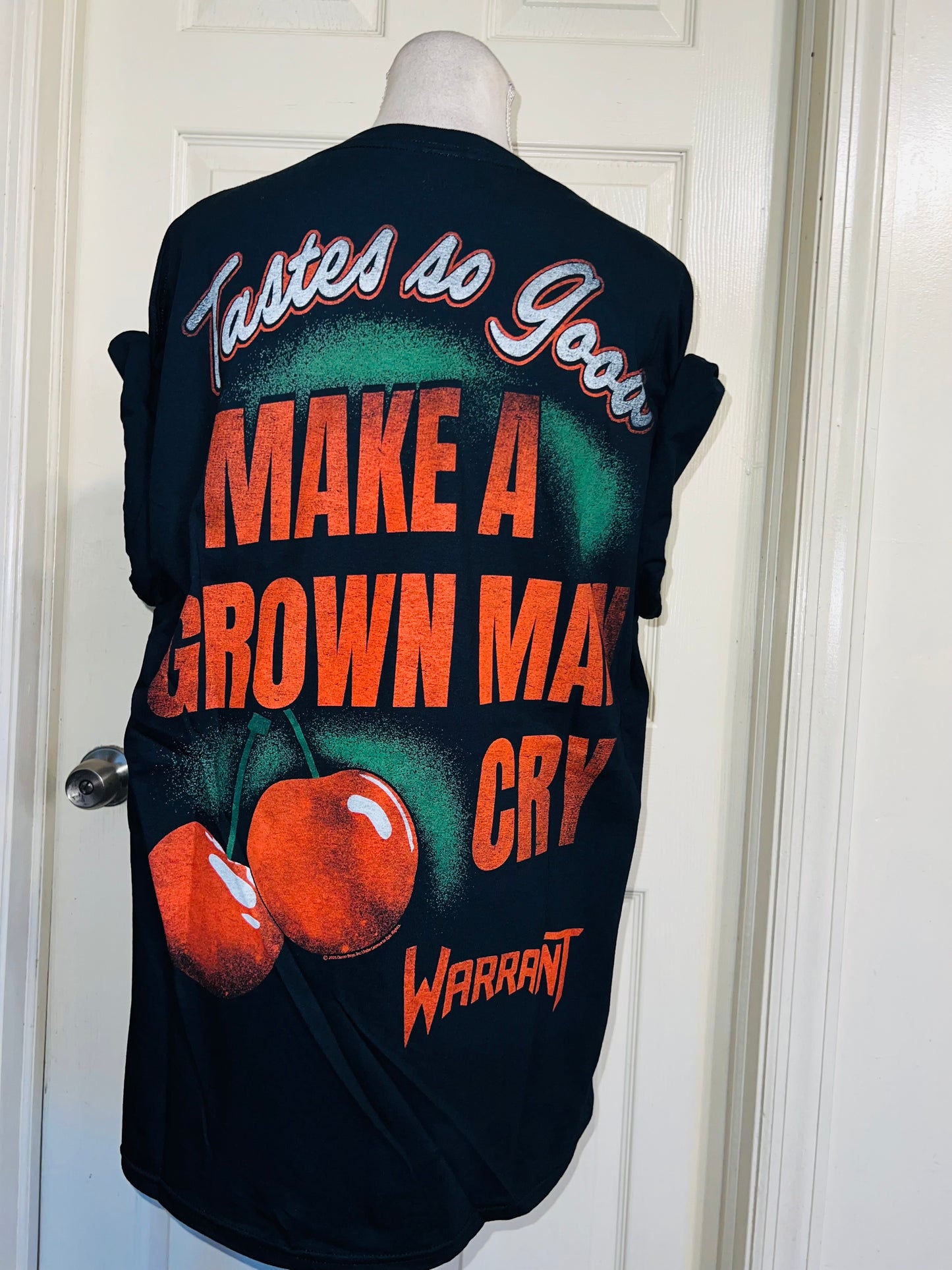Warrant Double Sided Oversized Distressed Tee