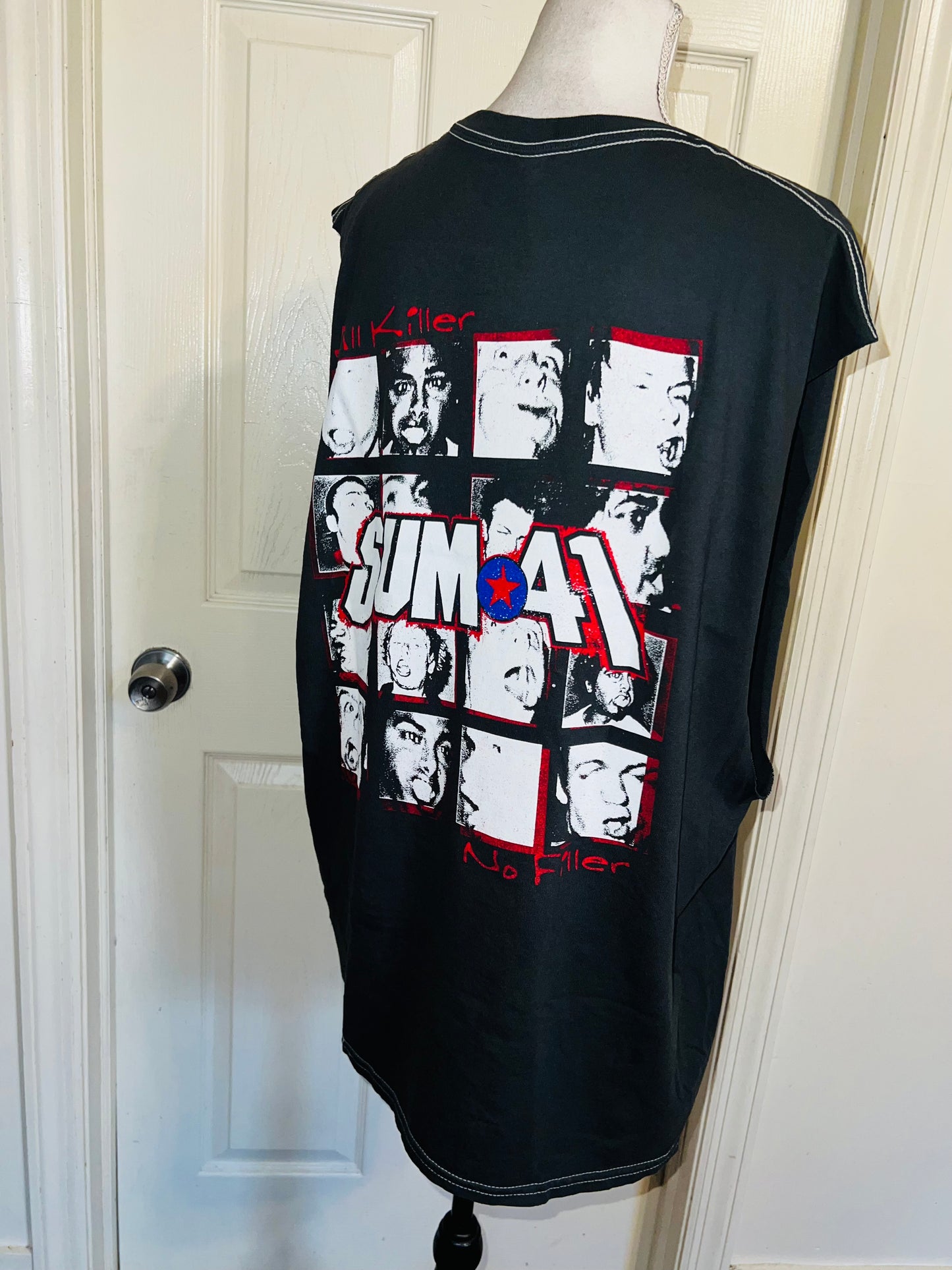 Sum 41 Double Sided Oversized Distressed Tank
