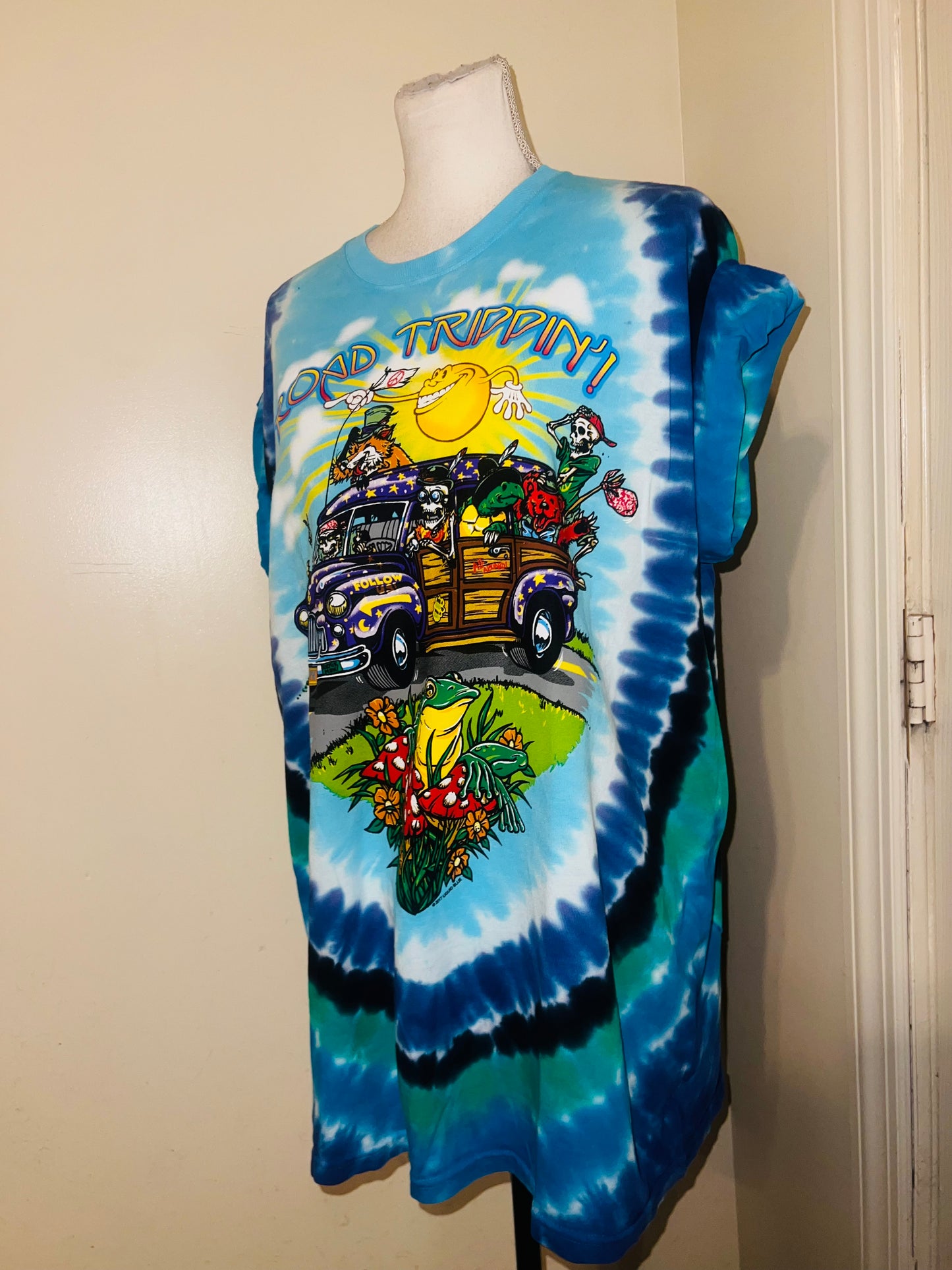 Grateful Dead Road Trippin’ Double Sided Distressed Tee