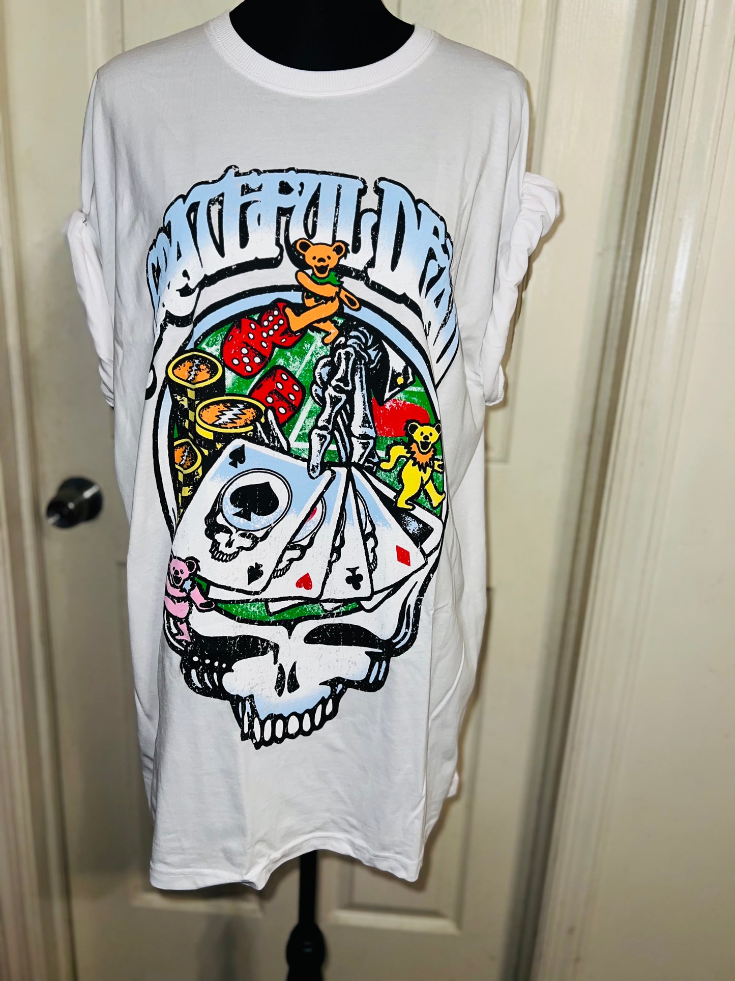 Grateful Dead Oversized Distressed Tee
