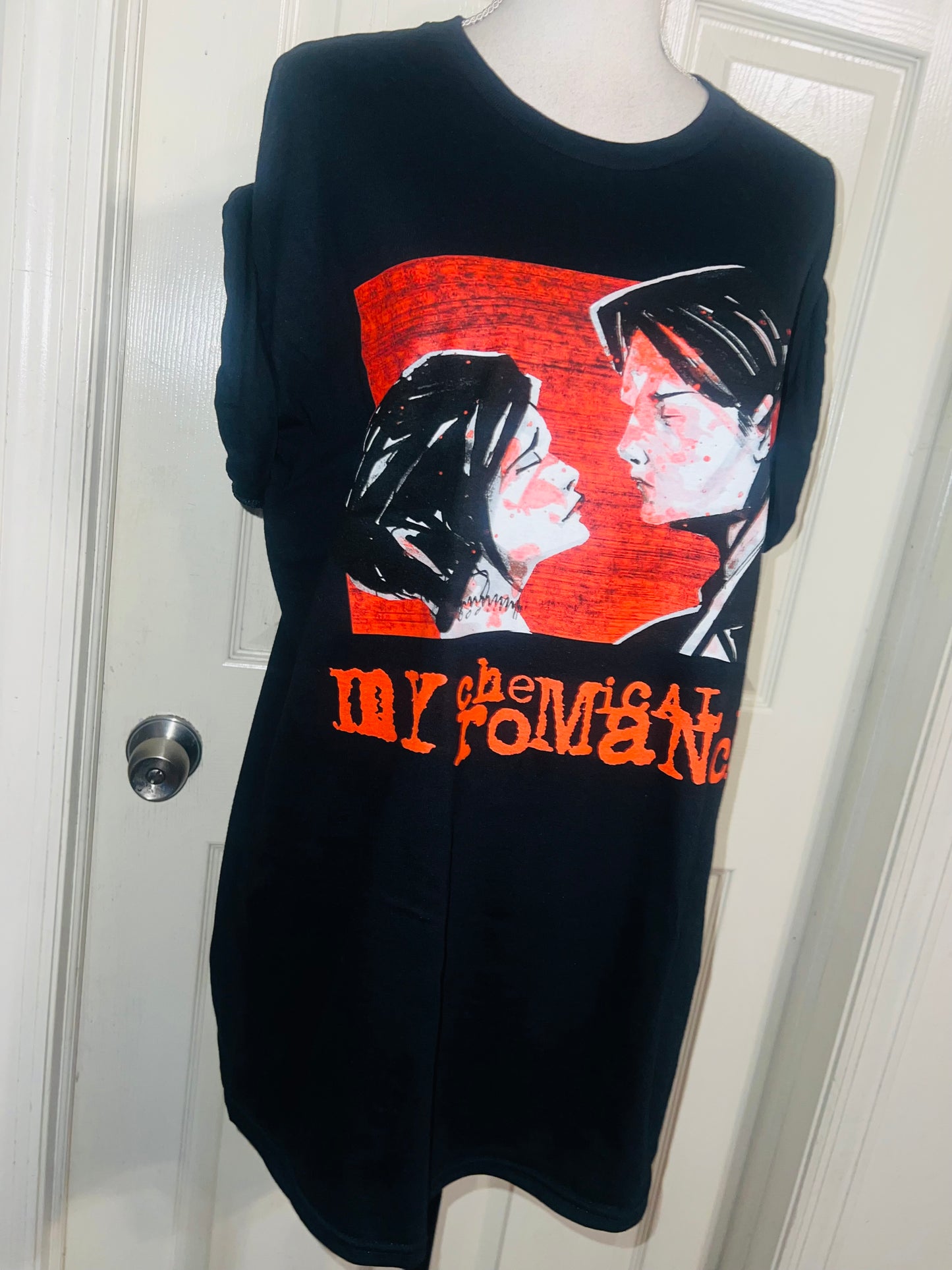 My Chemical Romance Oversized Distressed Tee