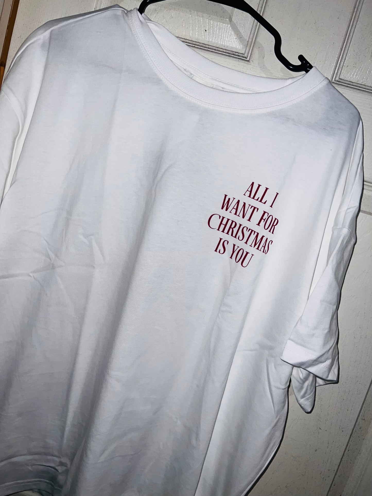 Mariah Carey Christmas Double Sided Distressed Tee