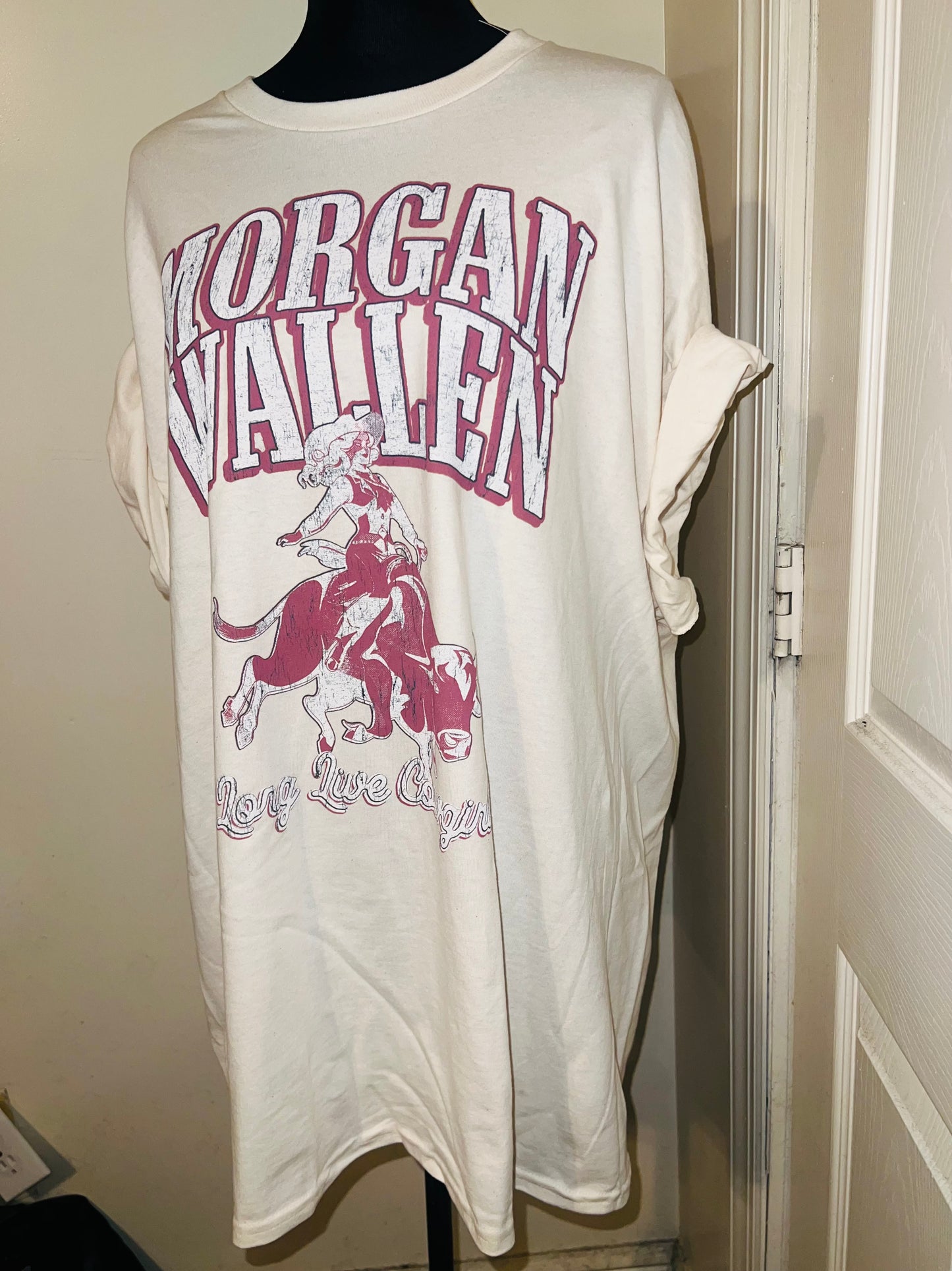Morgan Wallen Oversized Distressed Tee